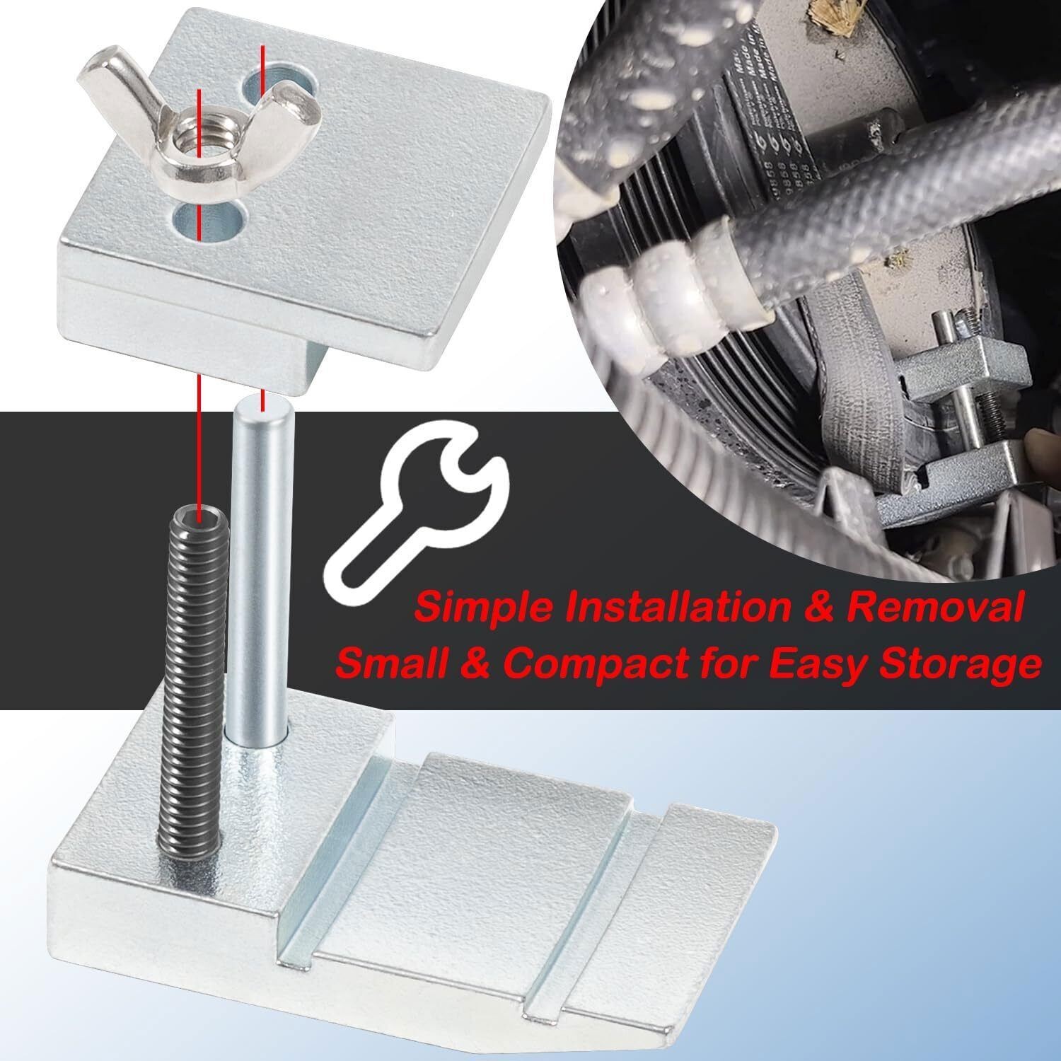 Stretch Belt Installer Tool Fit for Extra Deep Double Pulleys 59350