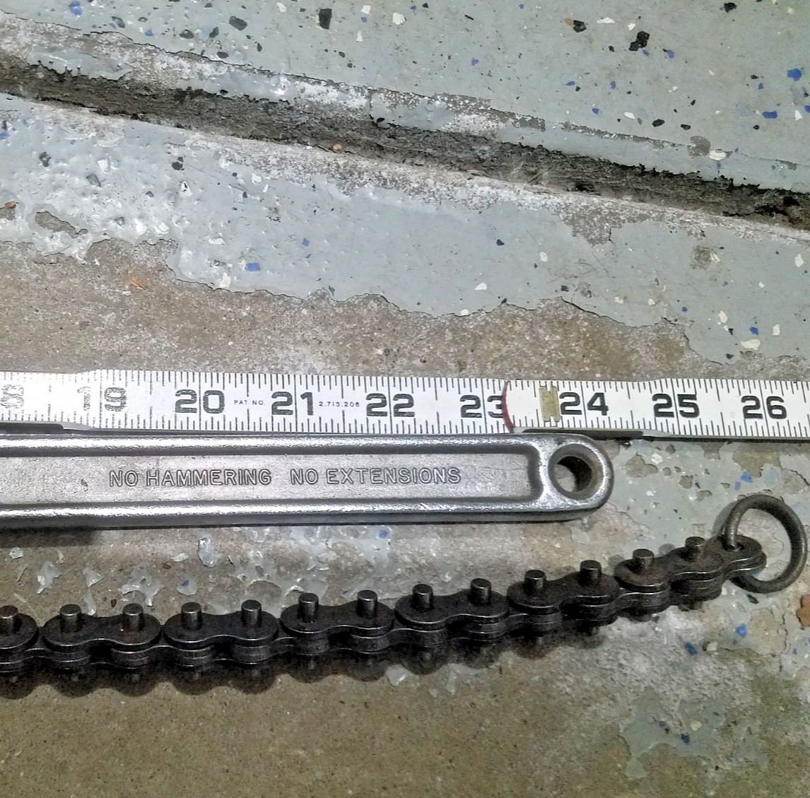 Blue Point 24” Adjustable Chain Wrench # CW-24 Made In USA