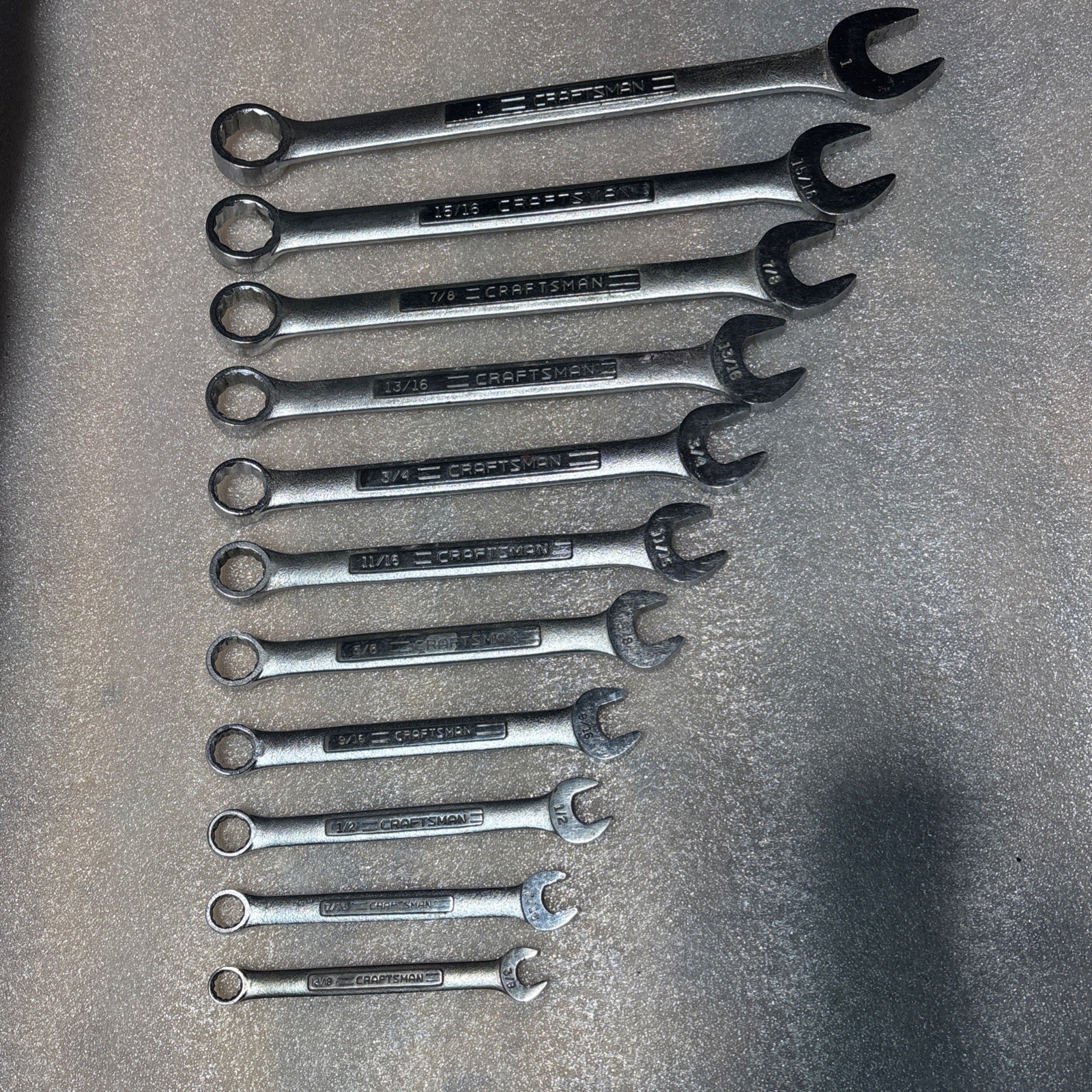 Craftsman 12 Point Combination SAE Wrenches – VV series