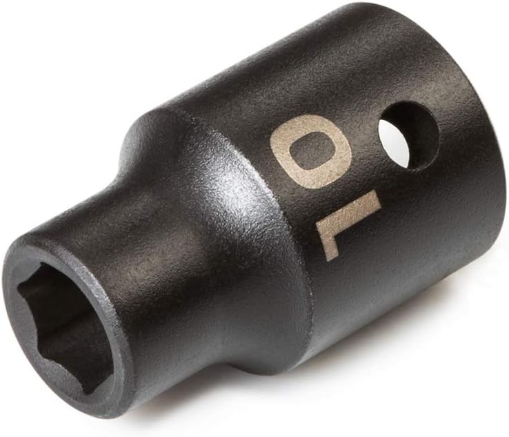 Corrosion-Resistant 10 mm Shallow 6-Point Impact Socket – Compatible with Anvils