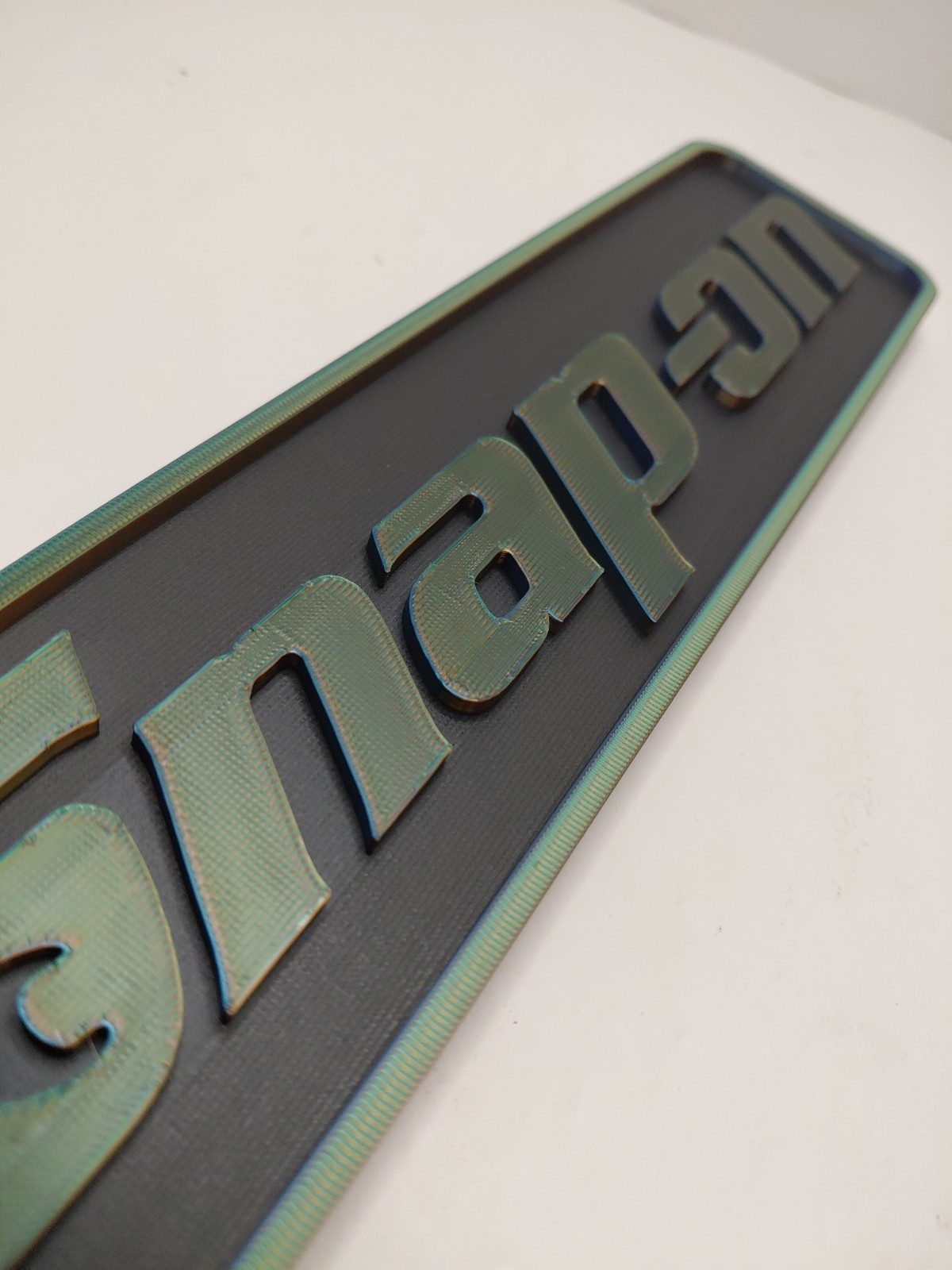 3D Printed Snap-On Tools Wall Logo Display Tool Box MAGNET 3×10 Multicolor