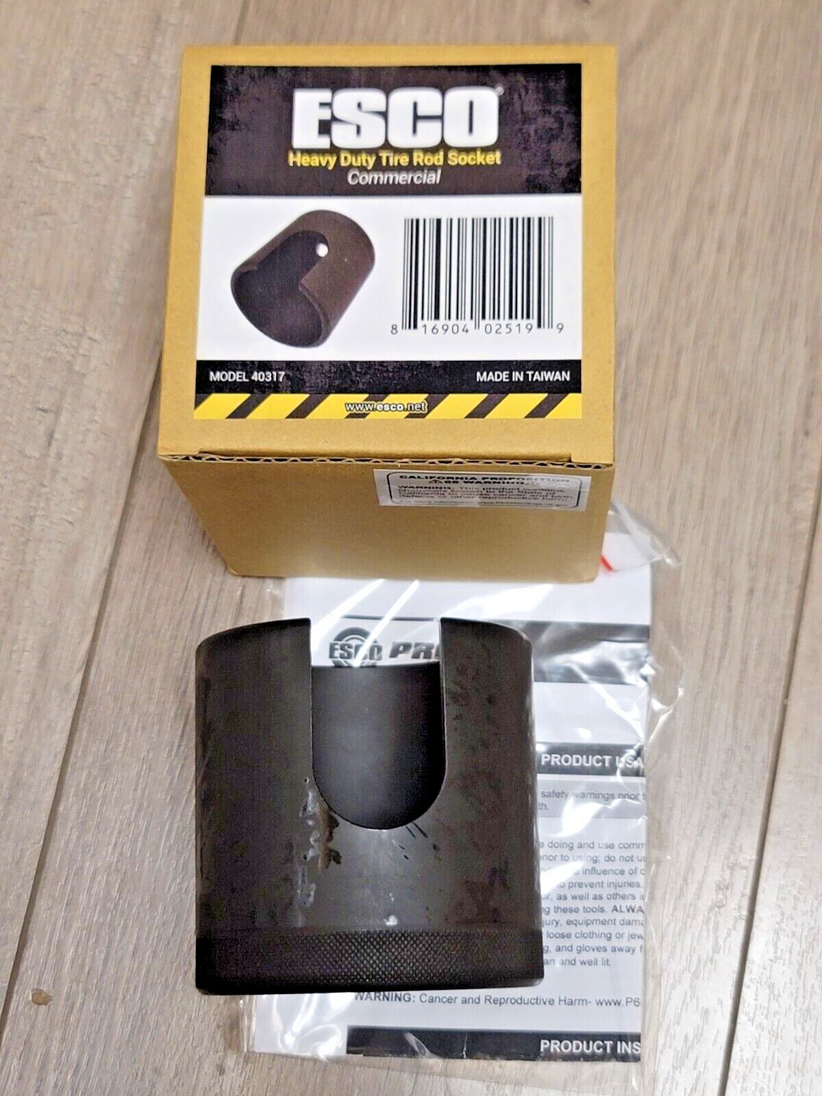Esco HD Truck Class 6-8 Tie Rod End Socket, 3/4″ dr #40317