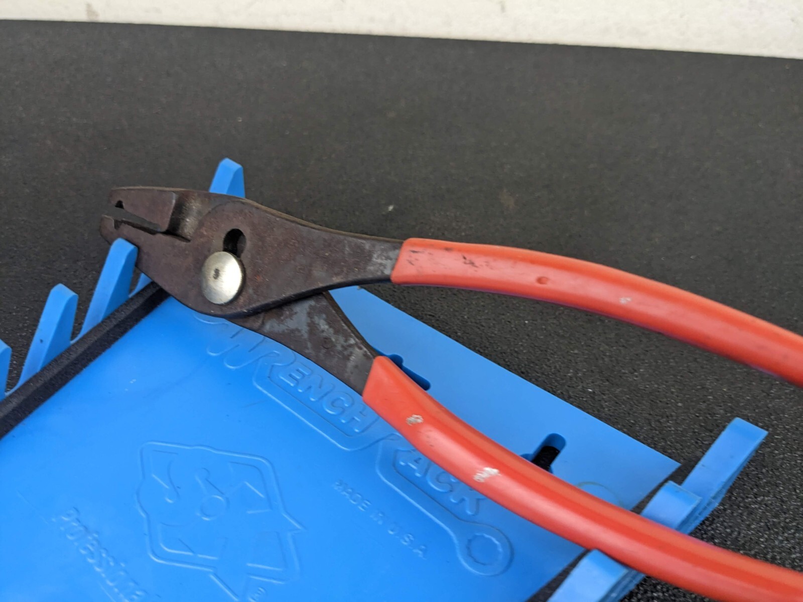 #bj988 Snap On HCP46BP 6 1/2” Long Red Slip Joint Corbin Hose Clamp Pliers USA