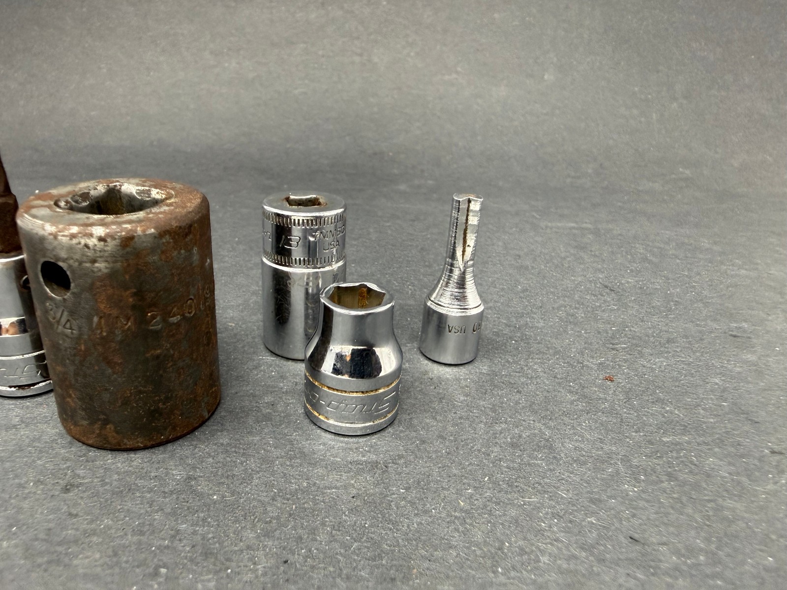 Snap-on Mixed Lot TLE50A 1/4″ TMMS13 13mm 1/4” FTX27A 3/8″ TM30 1/4″ TM240 Drive