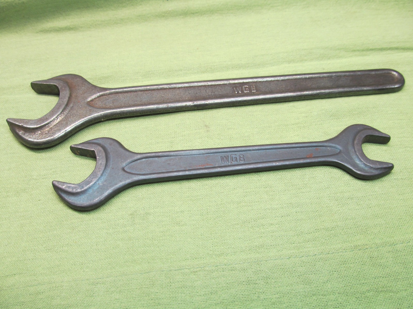 Pair WGB German Made Wrenches -30mm Single Open End & 17mm x 22mm Dbl Open End