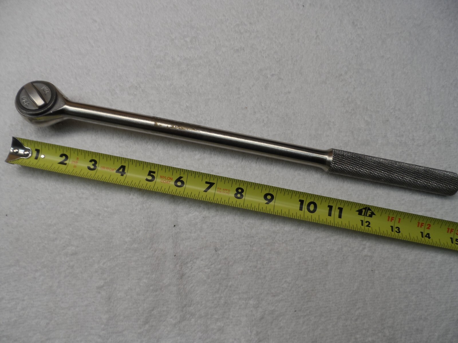 KAL Vintage 1/2” Drive 15″ Long Handle Ratchet, made in USA (clean)
