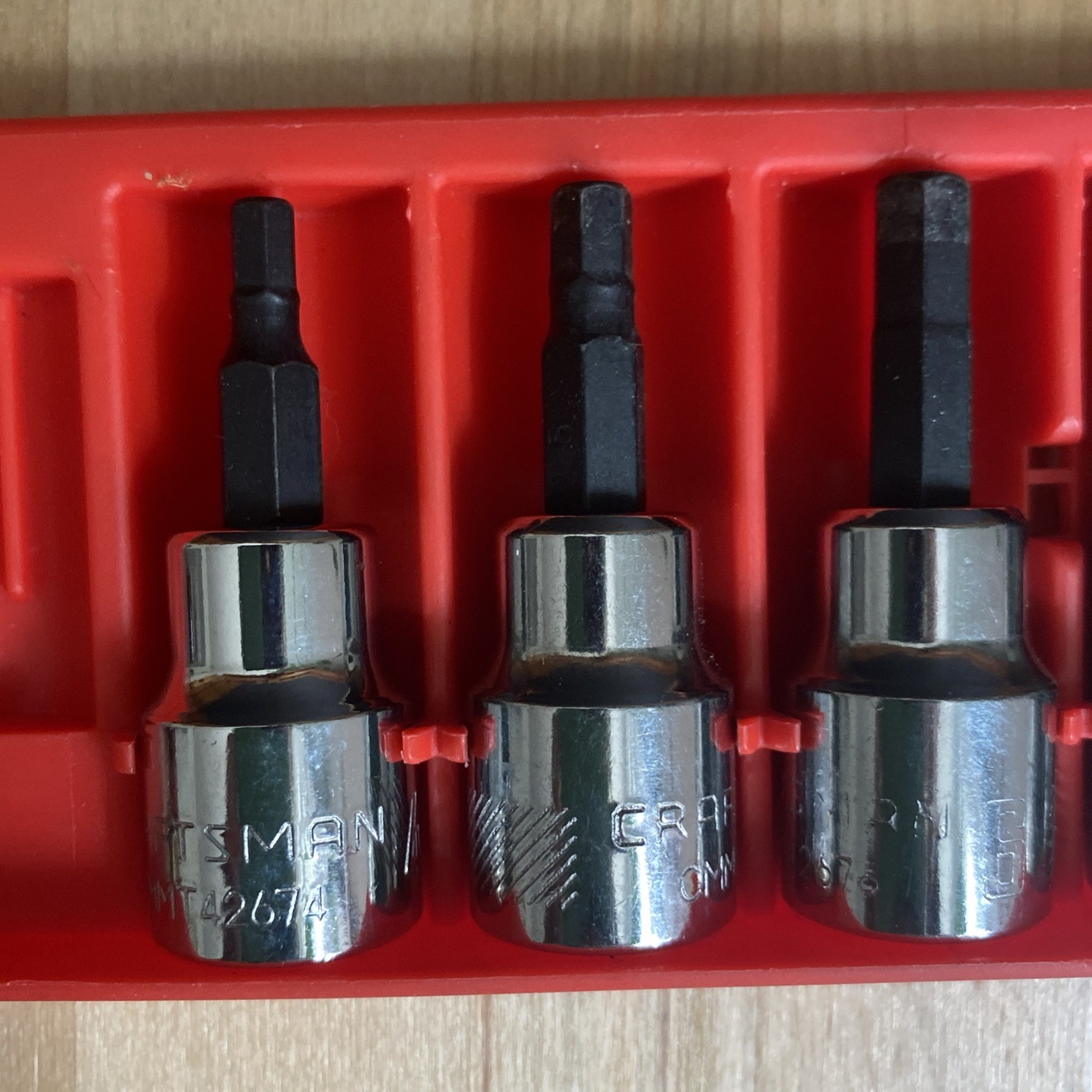 CRAFTSMAN Metric 6 Pc Hex Bit Socket Set 3/8″ Drive 34448 Allen Hex Set