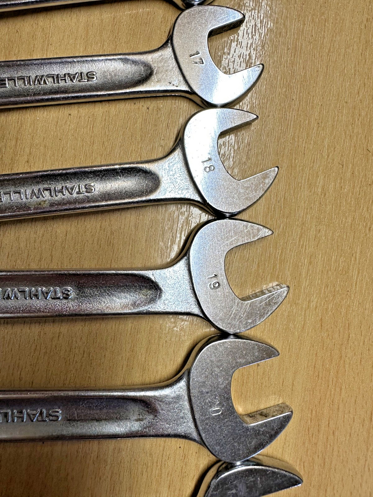 Stahlwille Open Box Spanner Set series 13 , 11 Piece, 16 -27mm