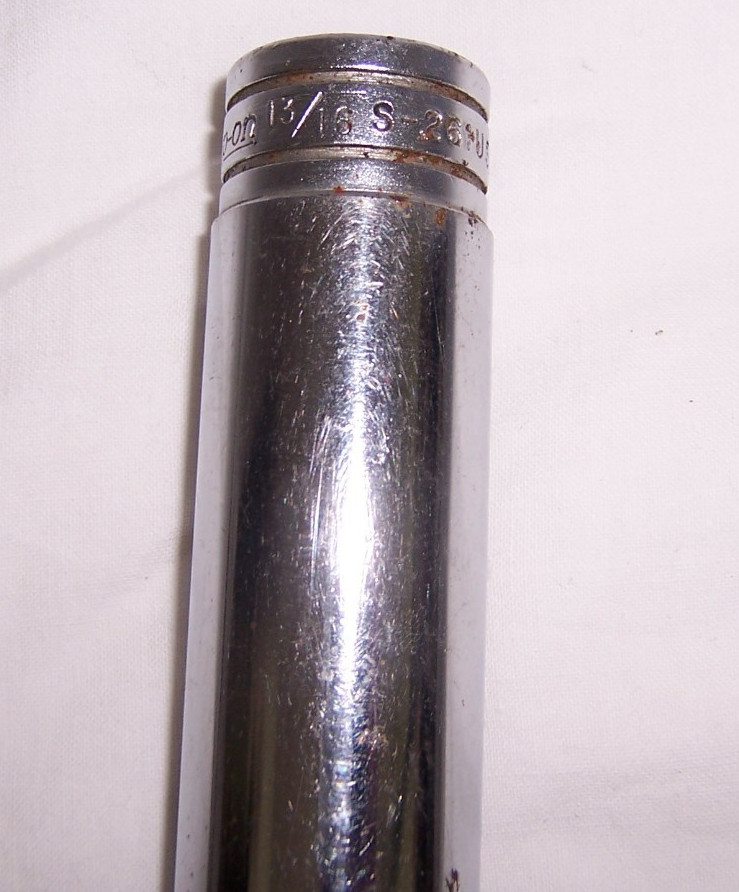 Vintage Snap On Underlined Logo Deep 13/16″ Socket 12 Point 1/2″ Drive S-261 USA