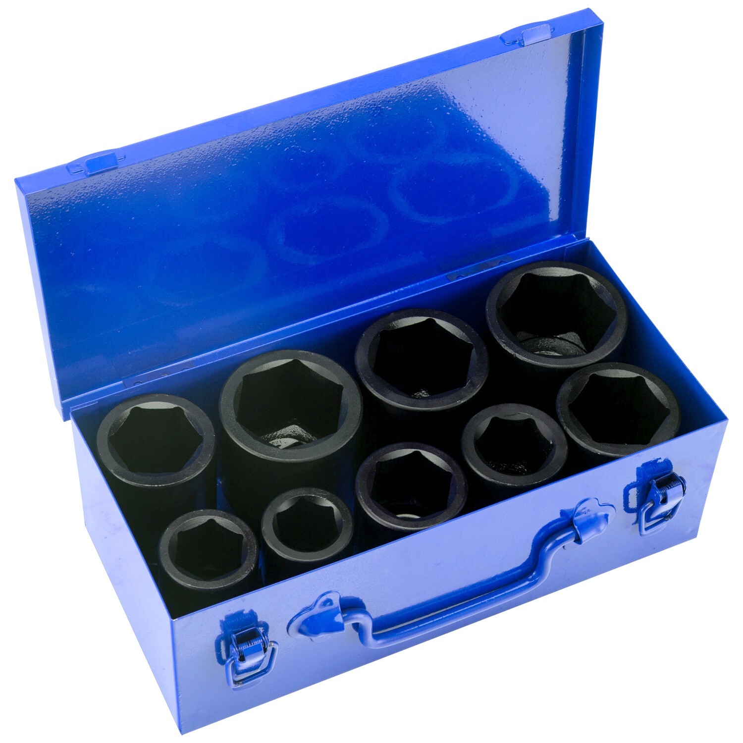 9PCs 1″ INCH DRIVE DR DEEP SAE SIZE IMPACT SOCKET WRENCH (1″-2″) Vehicle Repair