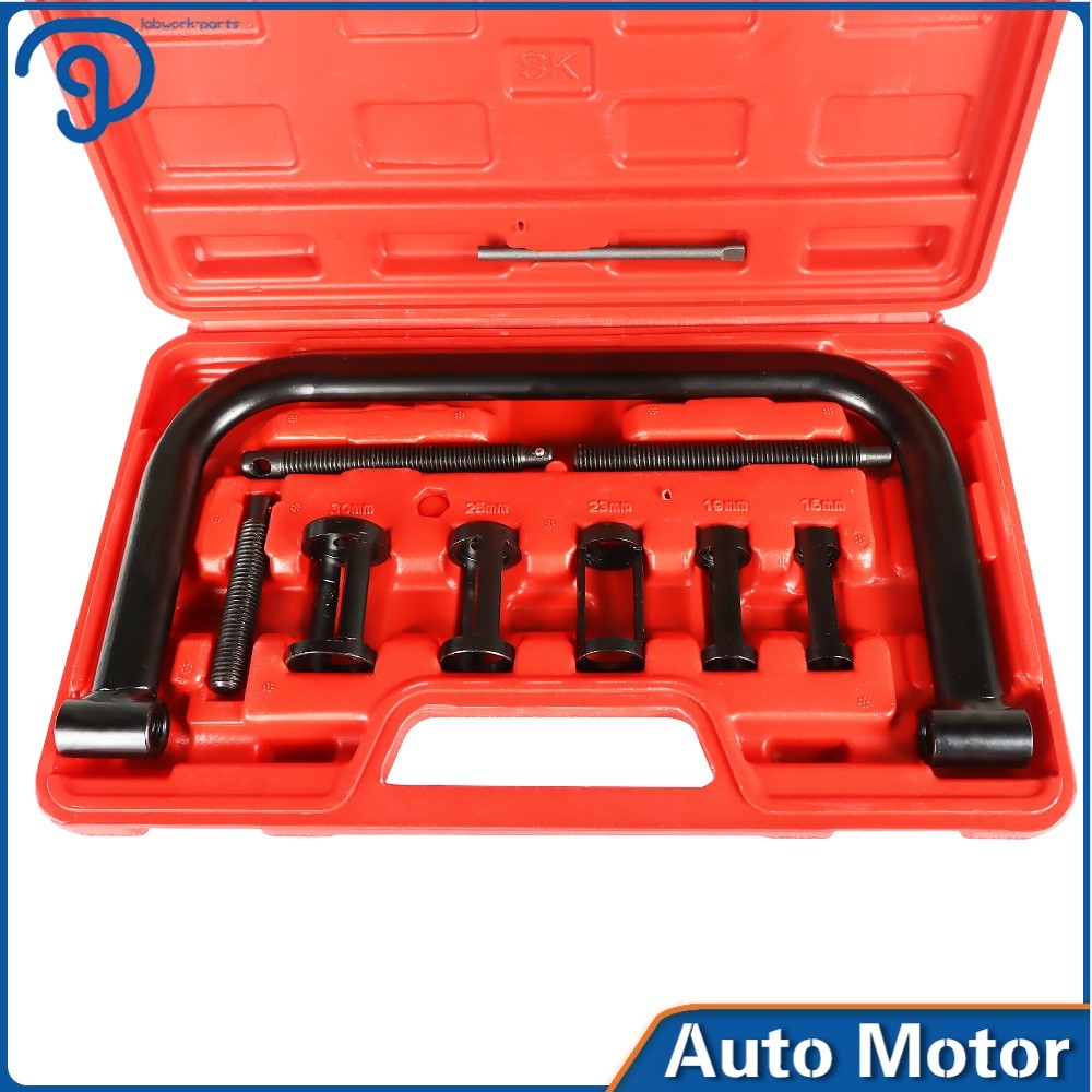 Valve Spring Removal Tool Set with C Clamp for ATV Motorcycle Car Small Engines