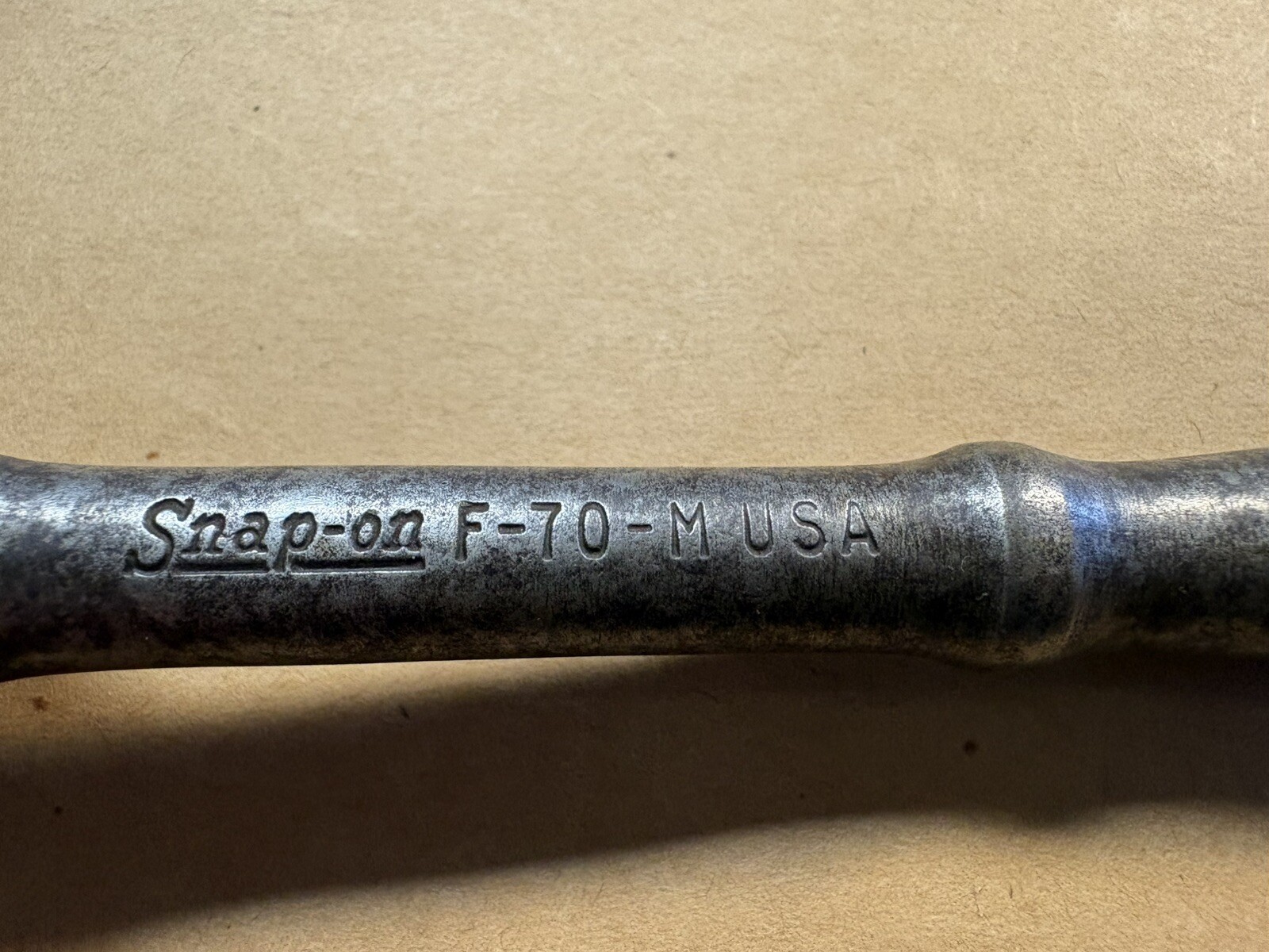 Snap On 3/8 Ratchet F-70-M Working Fine Showing Wear – As shown
