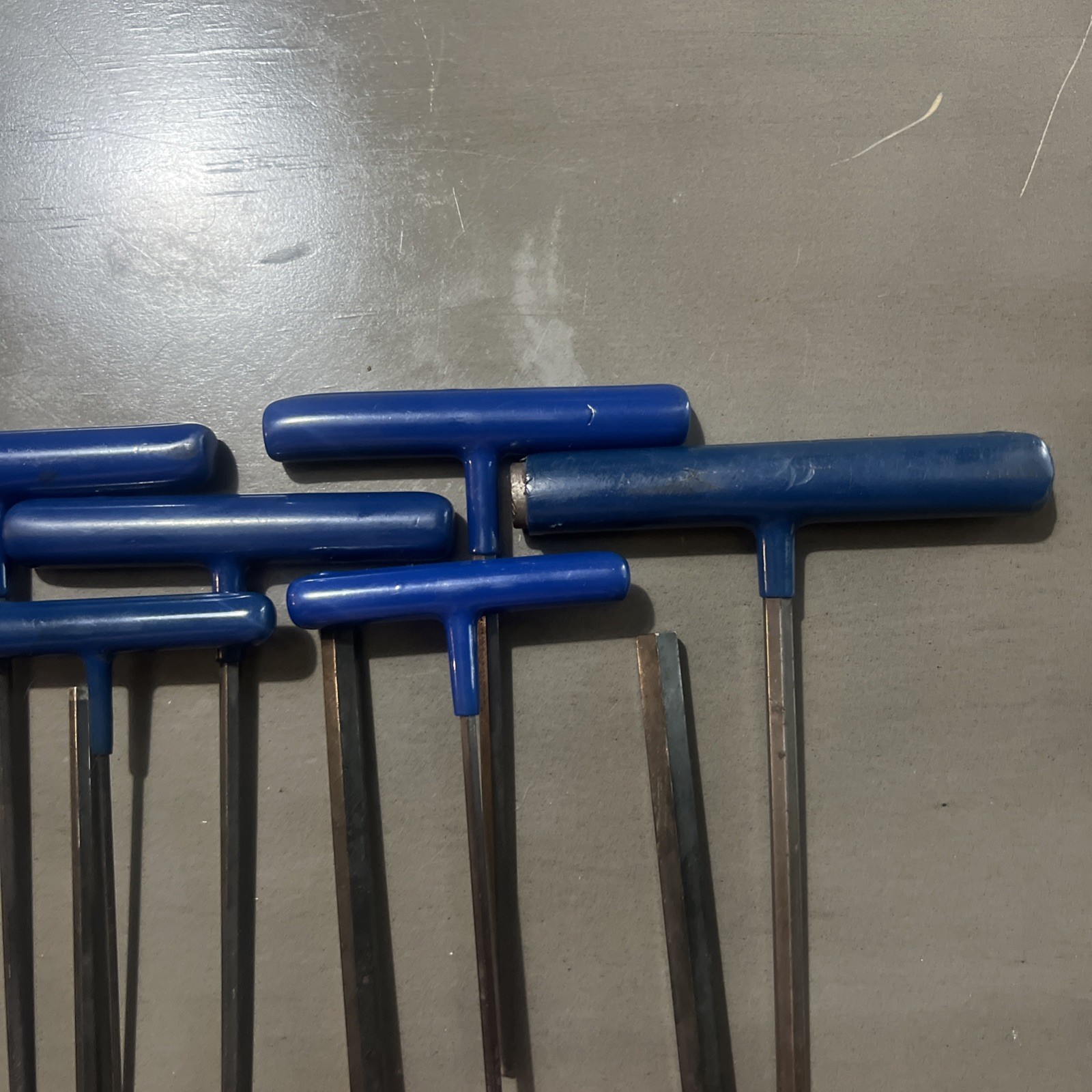 BLUE-POINT TOOLS 2 SETS 6 T-HANDLE HEX SAE & 8 T-HANDLE HEX METRIC WRENCHES