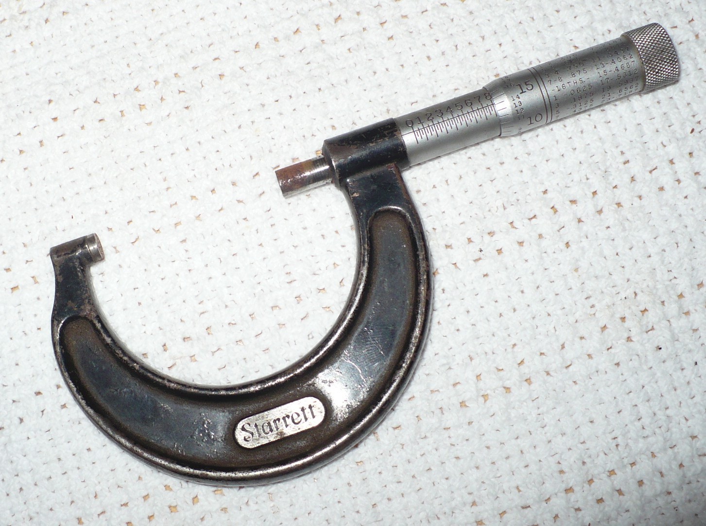 Vintage Starrett Micrometer 436 2 in 1-64 015625