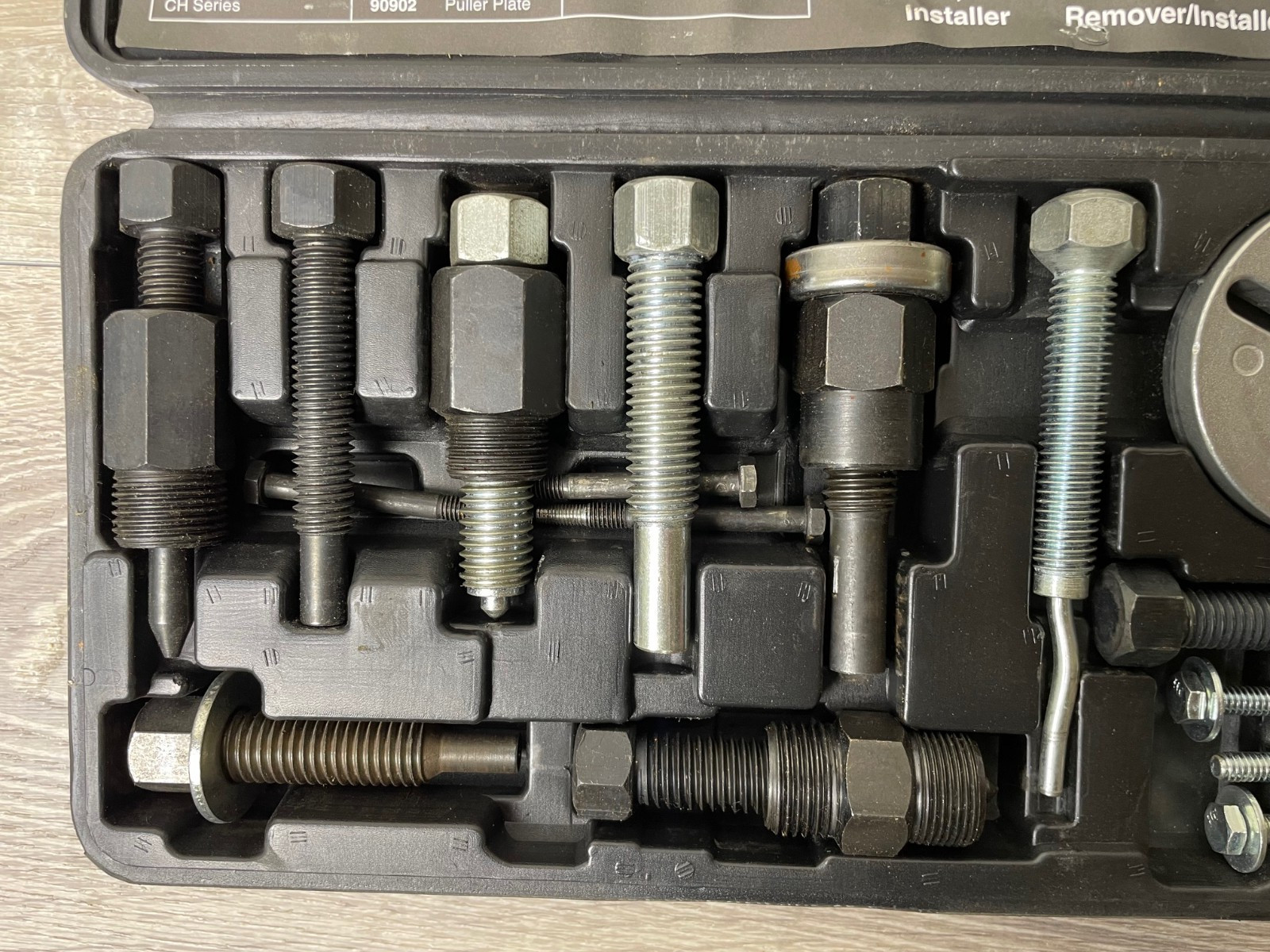 Used MAC Tools # AC20868 Deluxe AC Clutch Hub Pulley and Installer Kit READ