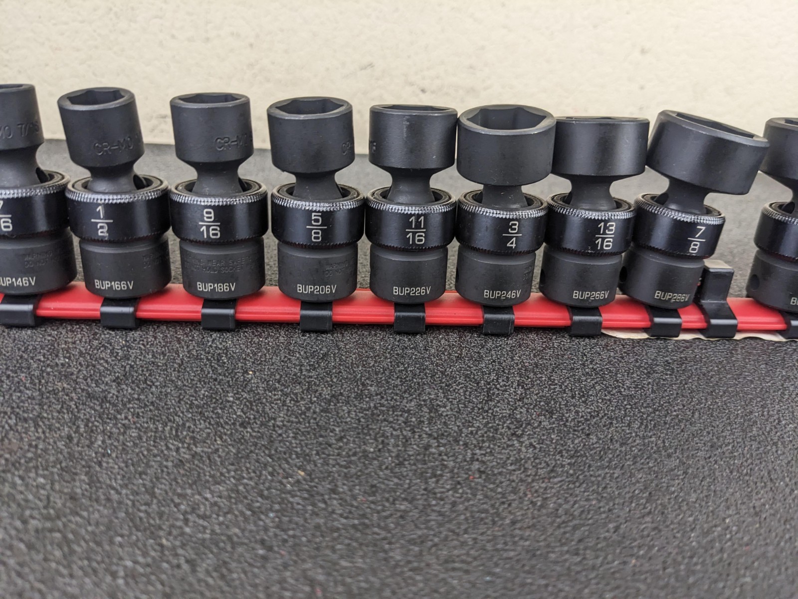 #bp119 Matco Tools NEW SBUP126V Universal Impact Socket Set 3/8″ Drive SAE ADV