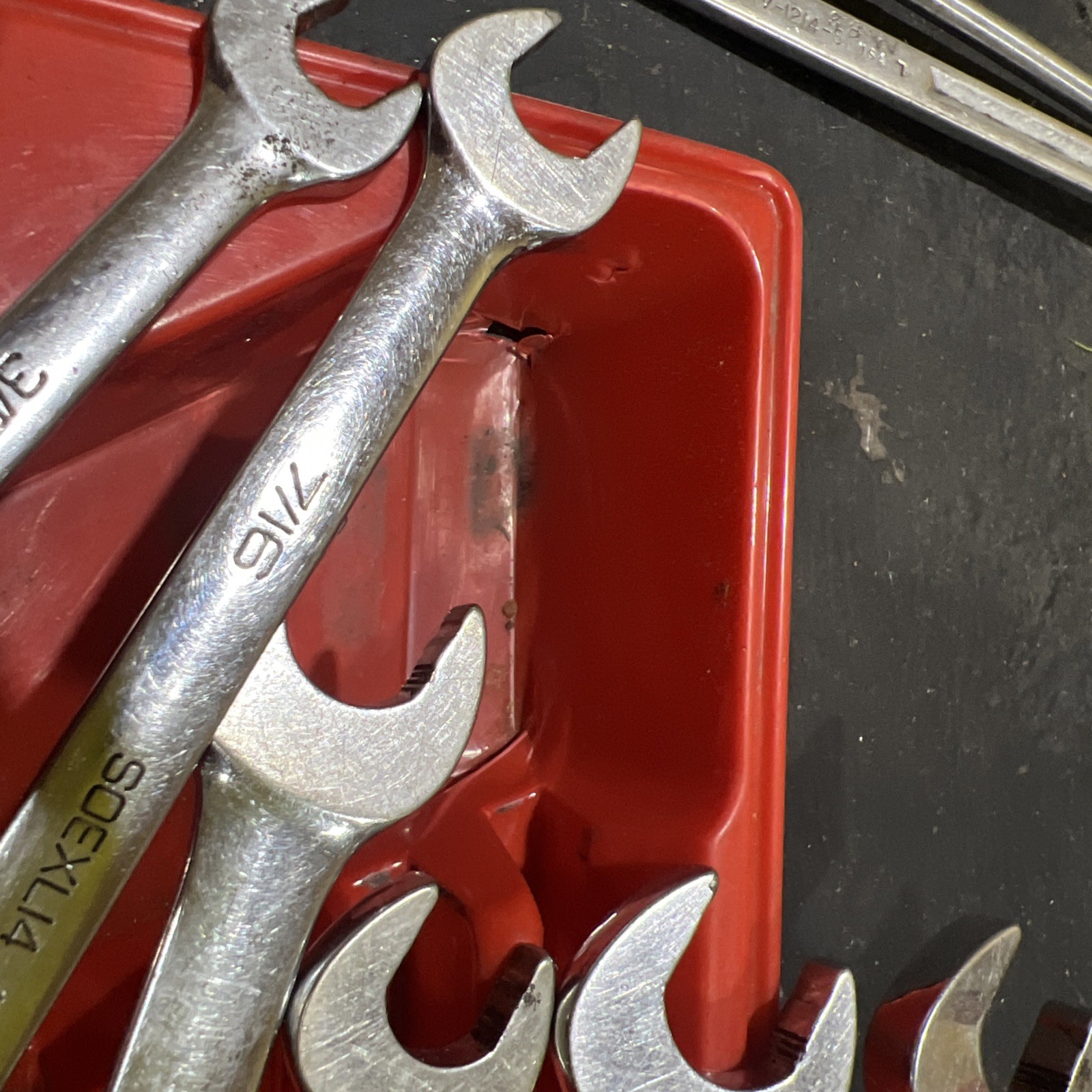 Snap-on SOEXL707 12-Point SAE Flank Drive® Plus Long Combination Wrench Set