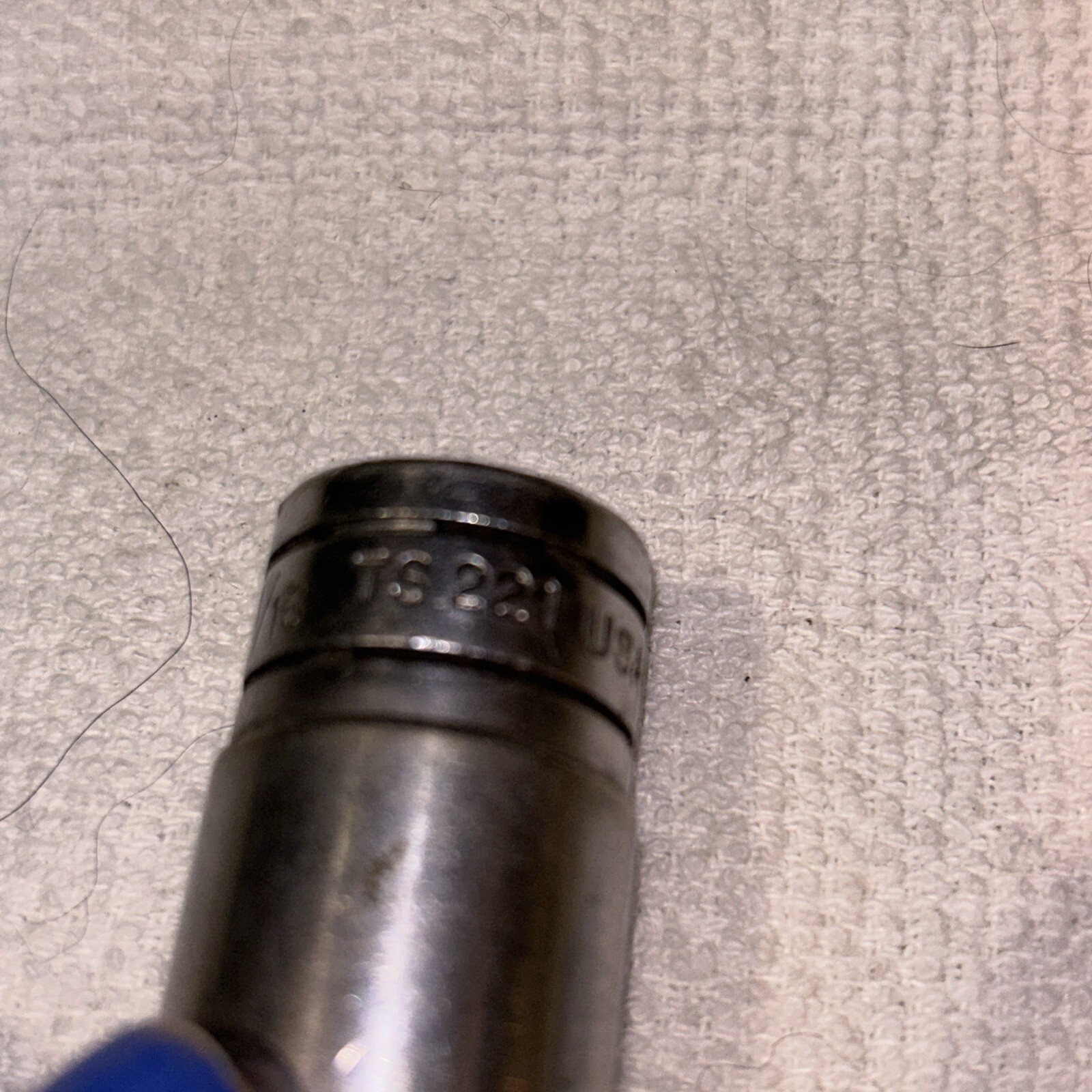 VINTAGE Snap-on Tools USA 1/2″ Drive 11/16″ SAE Deep 6 Point Chrome Socket TS221