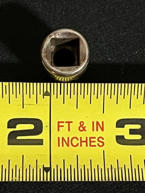 Craftsman USA 6mm 6 Point 1/4″ Drive Shallow Socket 43502 -V- Series
