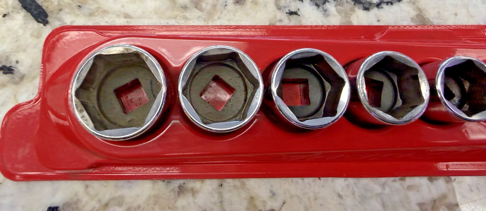 Snap-on FS081-FS281 3/8″ -1/4″- 7/8” Pakty240 11 piece Shallow Socket Set