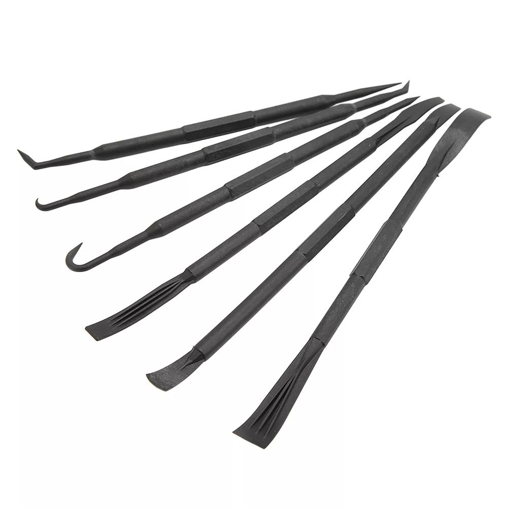 Sturdy 6pcs Prying Tool Set Designed to Reach Tight Spaces Effectively
