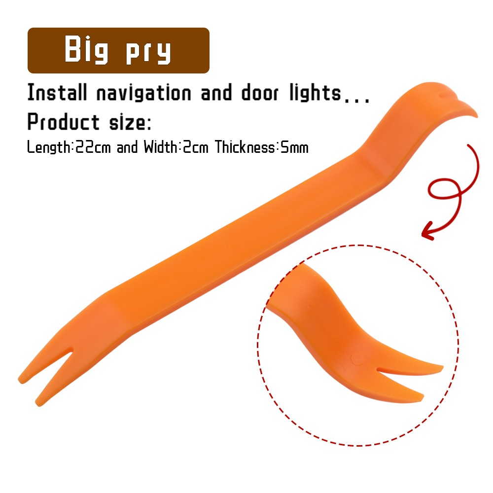 8PCS Car Trim Clip Upholstery Removal Tool Door Panel Fastener Pin Pliers Puller