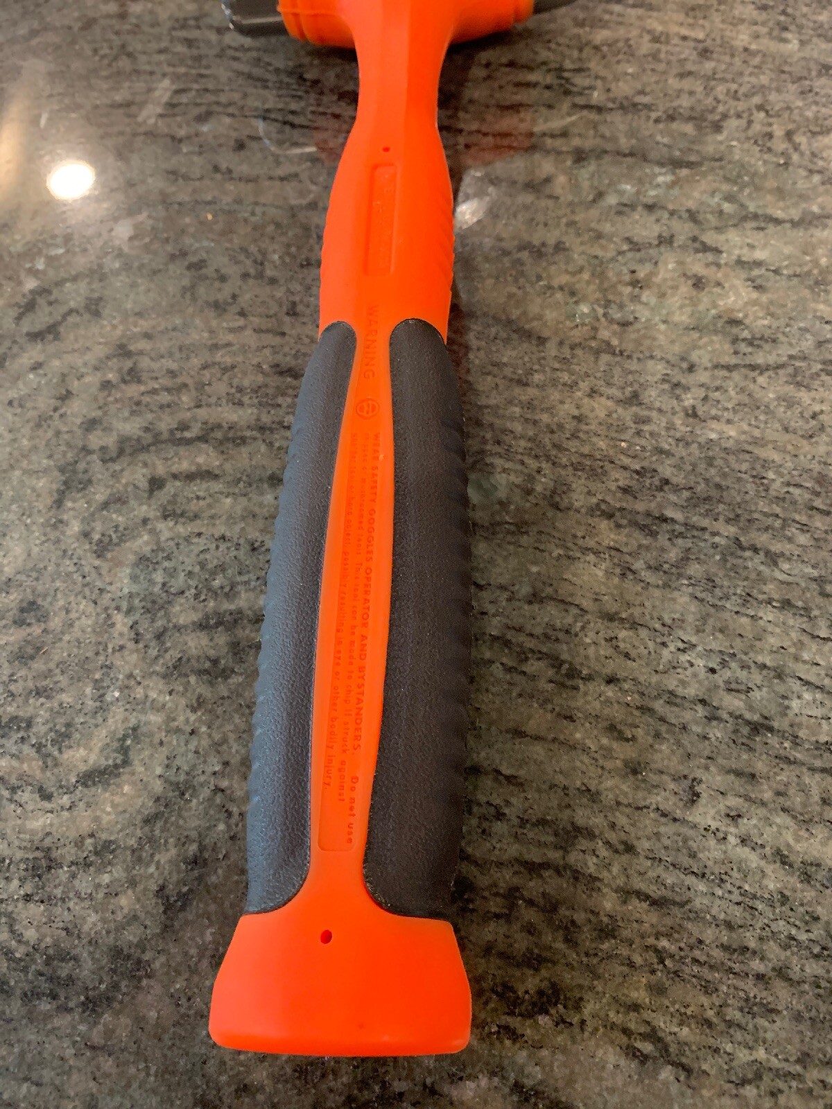 Snap On hbbd24o 24 oz ball peen soft grip dead blow hammer orange