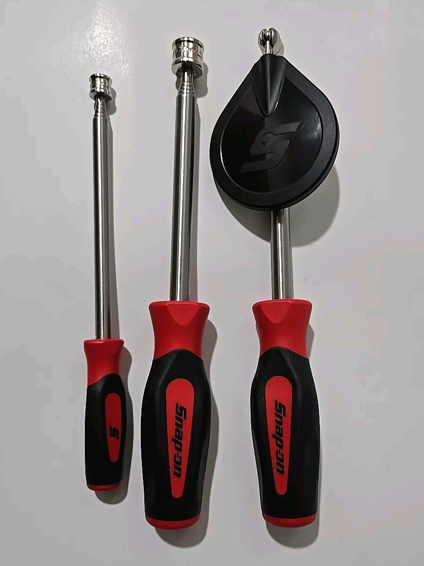 Snap On Tools 3 Pieces Kit 2 Pickup Tools & Flexible Inspection Mirror NEW!!!!!!