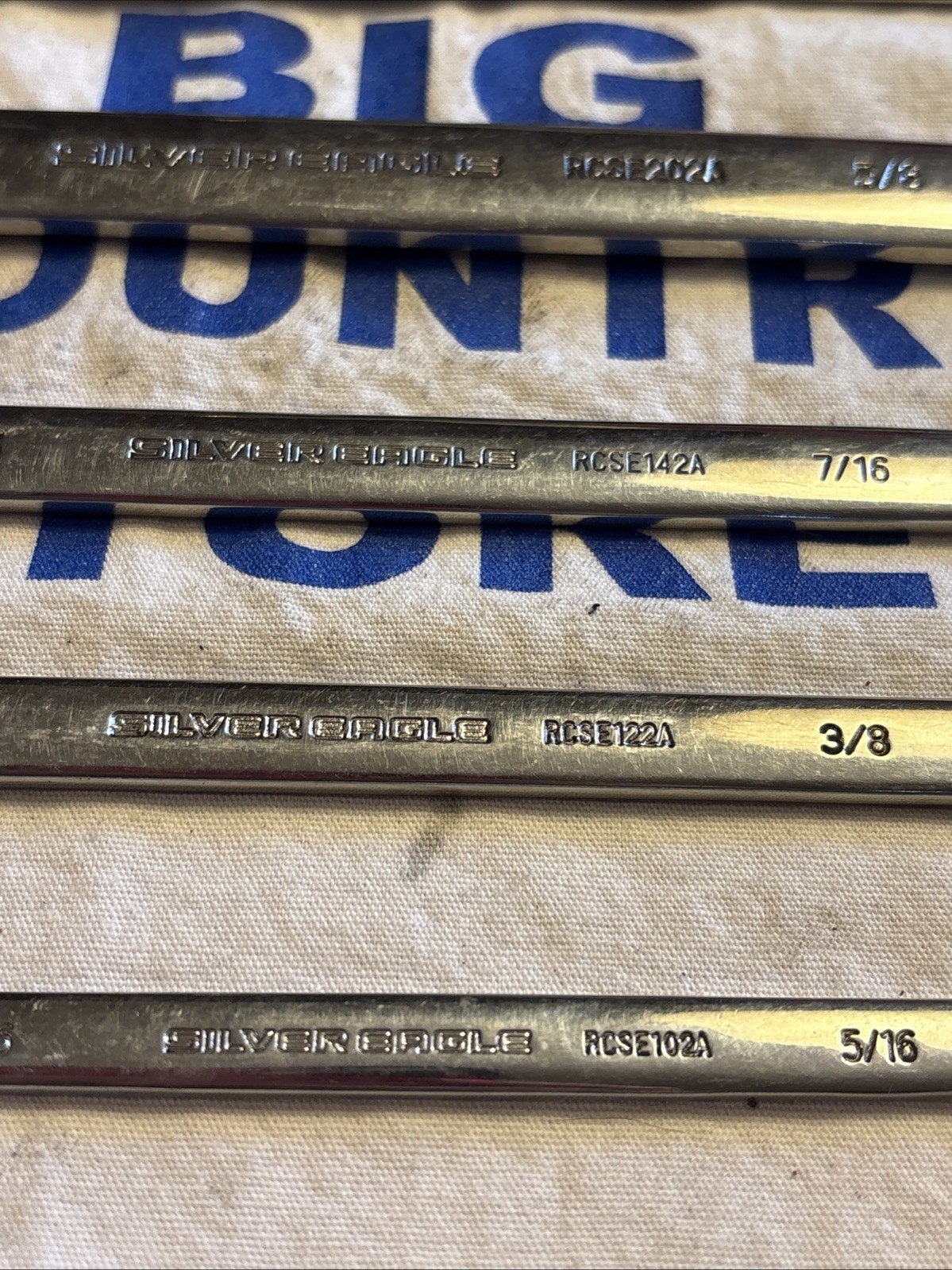 Silver Eagle 5pc SAE 12-Point Combination Wrench Set 5/16″ – 11/16″ RCSE