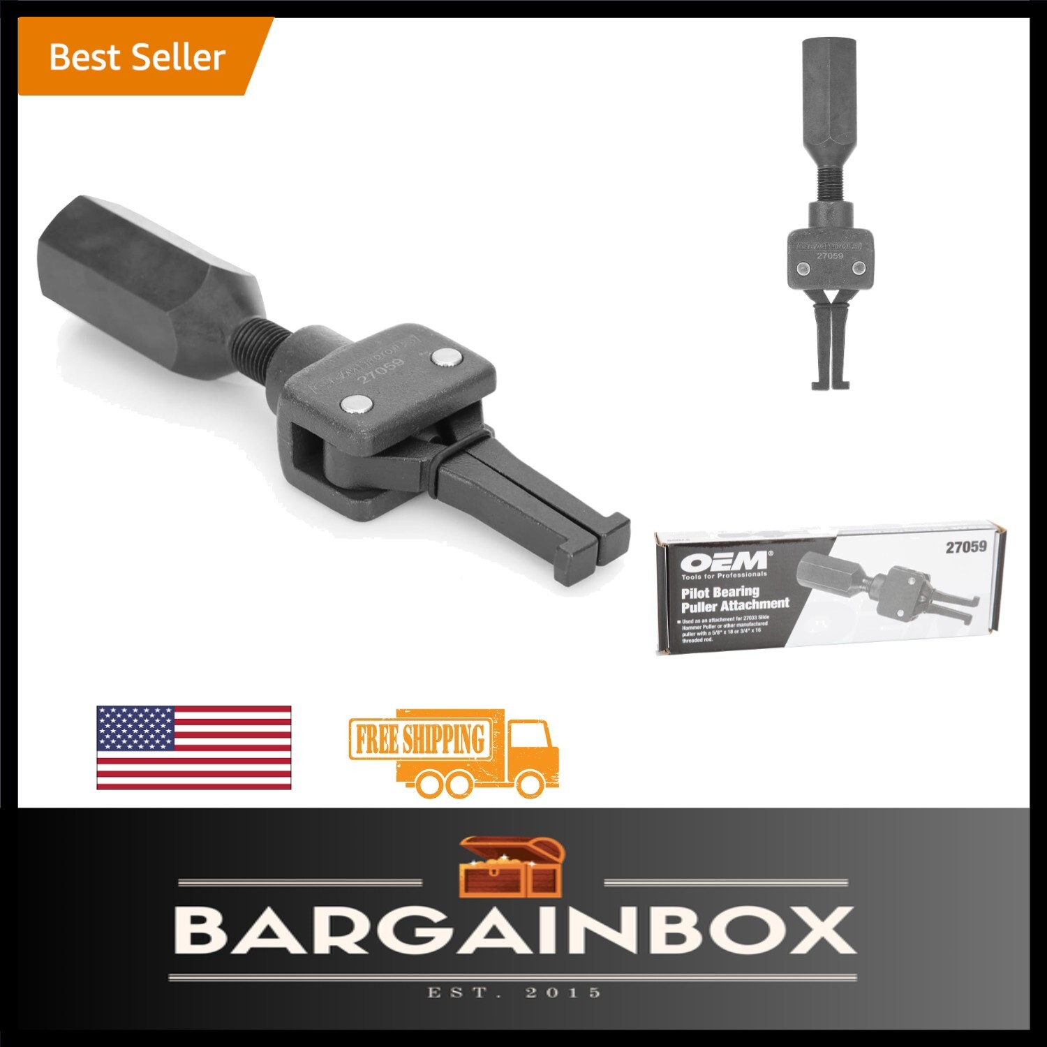 Lightweight & Durable Slide Hammer Bearing Puller – For Safe Component Removal