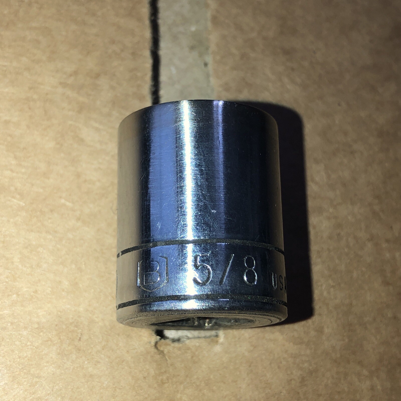 Bonney Socket ZT20 5/8in 3/8 in Drive 12 Point Chrome USA