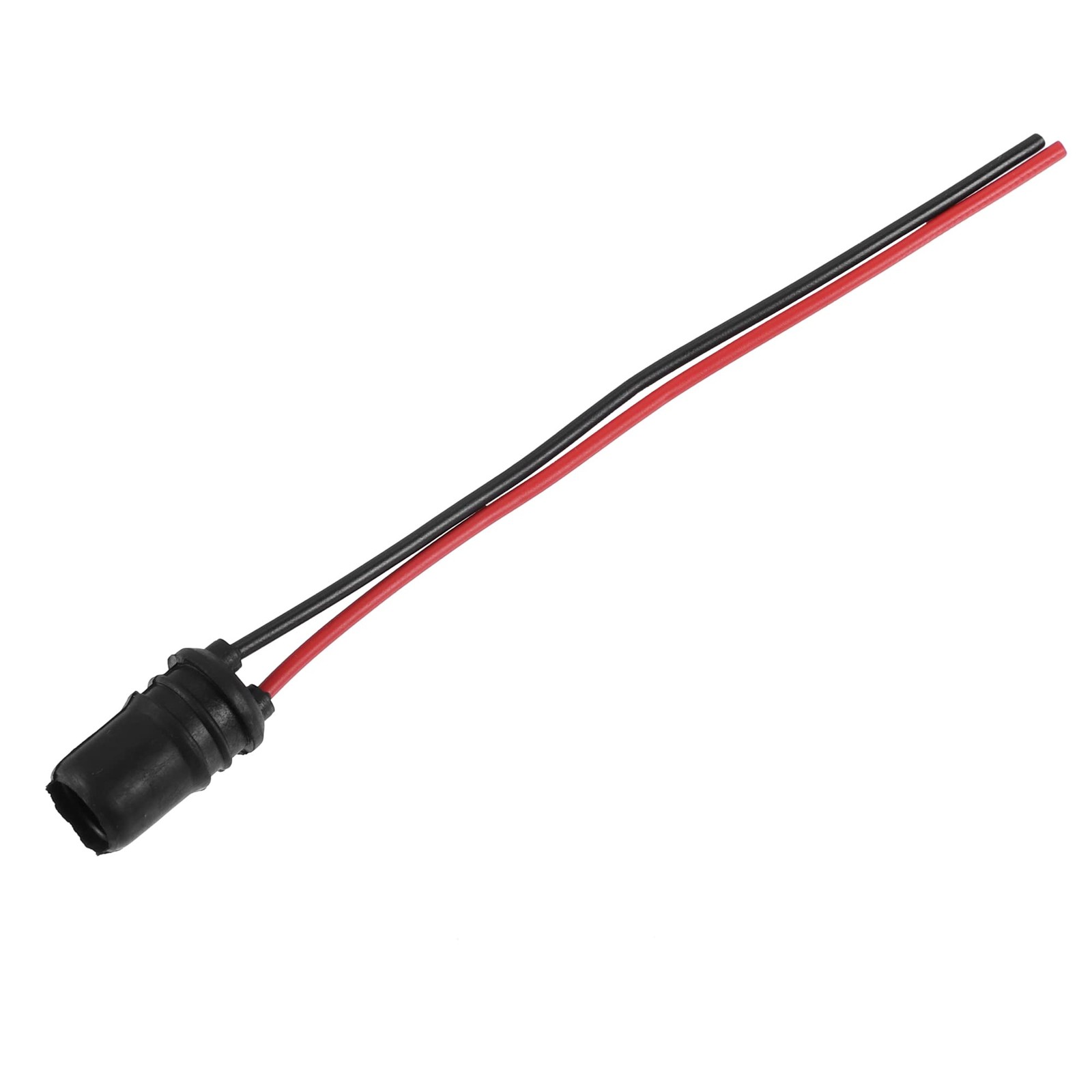 X AUTOHAUX 10pcs Car T10 194 Round Pre Wired Harness Female 5.51″, Black