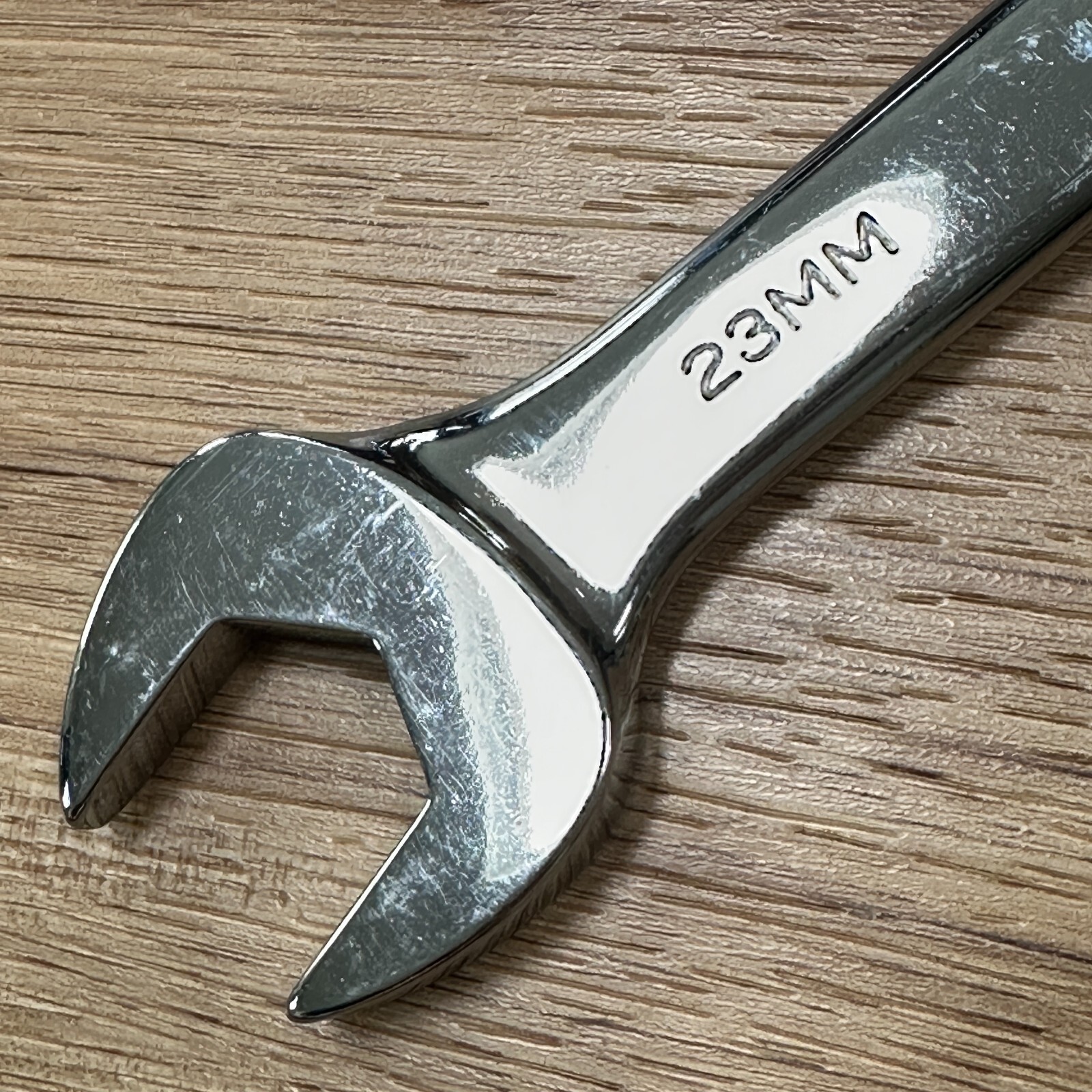 Bonney MEB23L Metric 23mm Combination Wrench 12 Pt USA Chrome Vintage 12.5″ Long