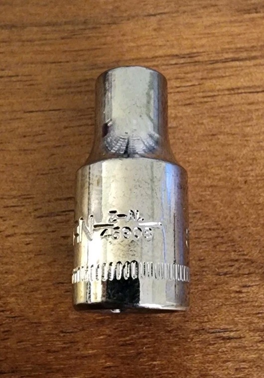 Craftsman USA 5mm Socket 6 Point 1/4″ Drive Z-AL 45908 (Easy Read & Stamped)