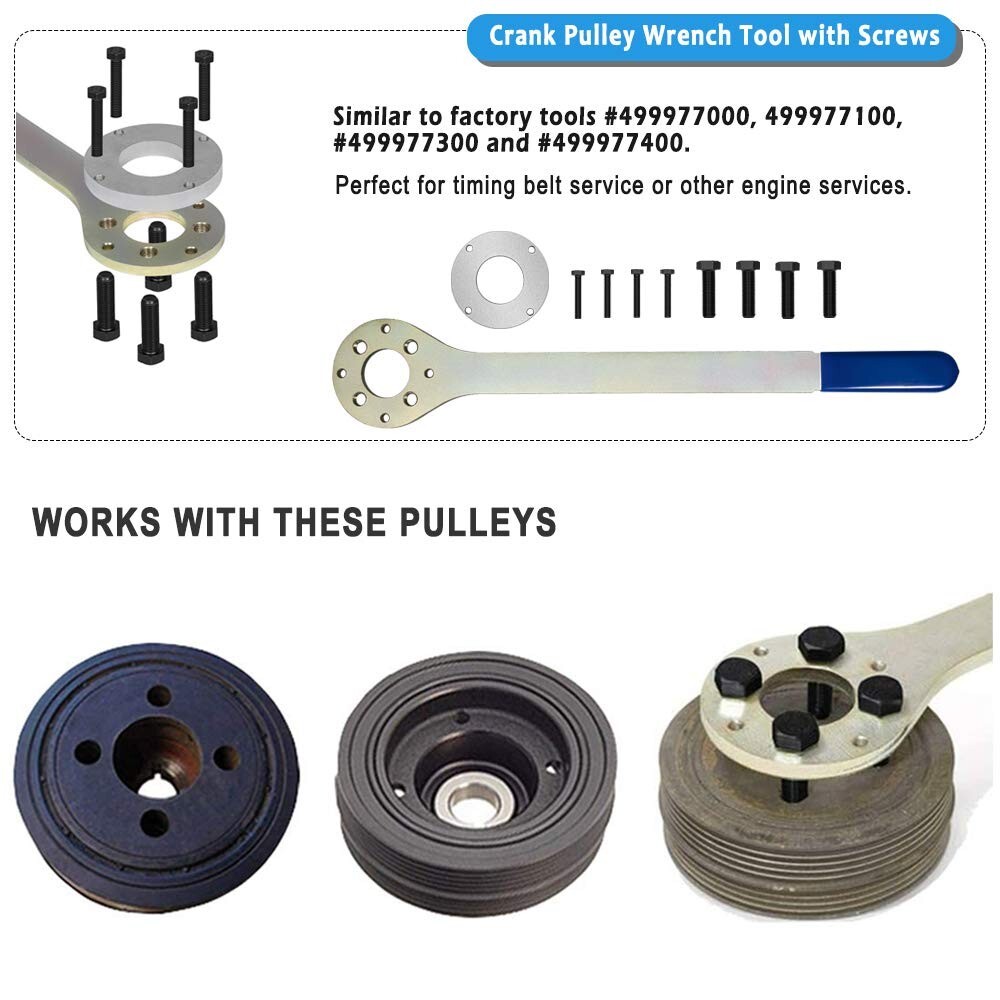 STD Intake/Exhaust Cam Sprocket Crank Pulley Camshaft Gear Lock Tool For Subaru