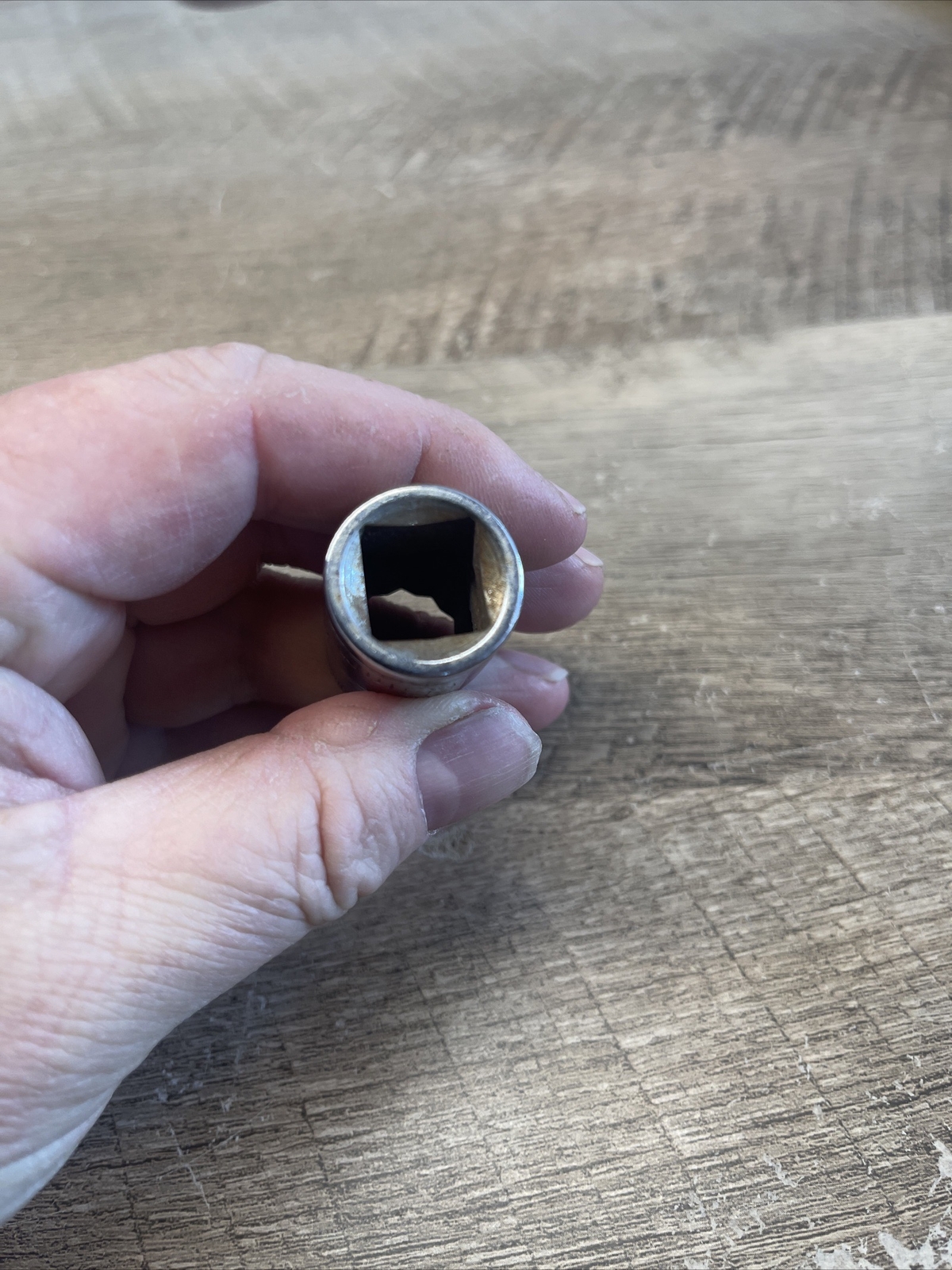 Vintage Craftsman 15MM Socket Top Knurl 44236 USA