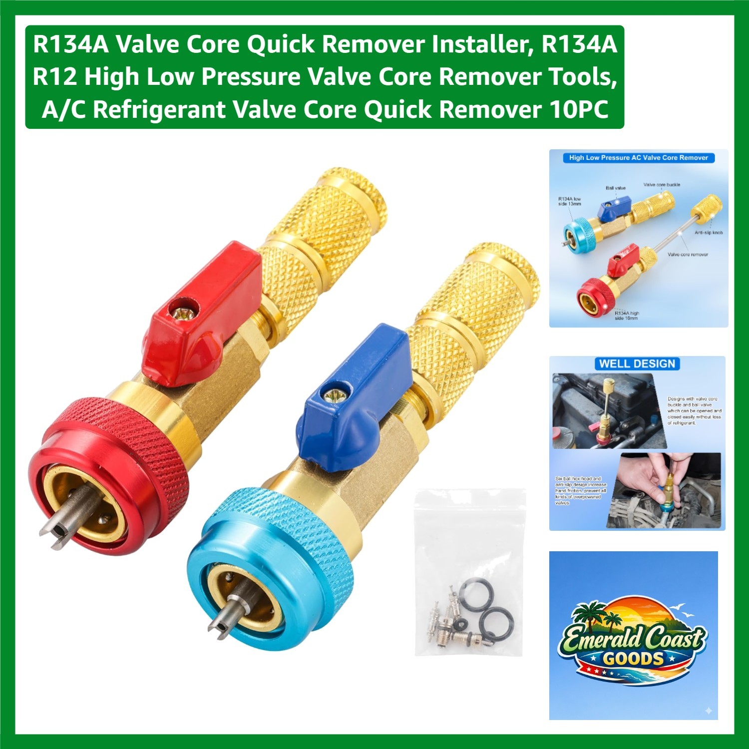 R134A R1234YF Valve Core Replacement Tool Set – Hassle-Free A/C Maintenance