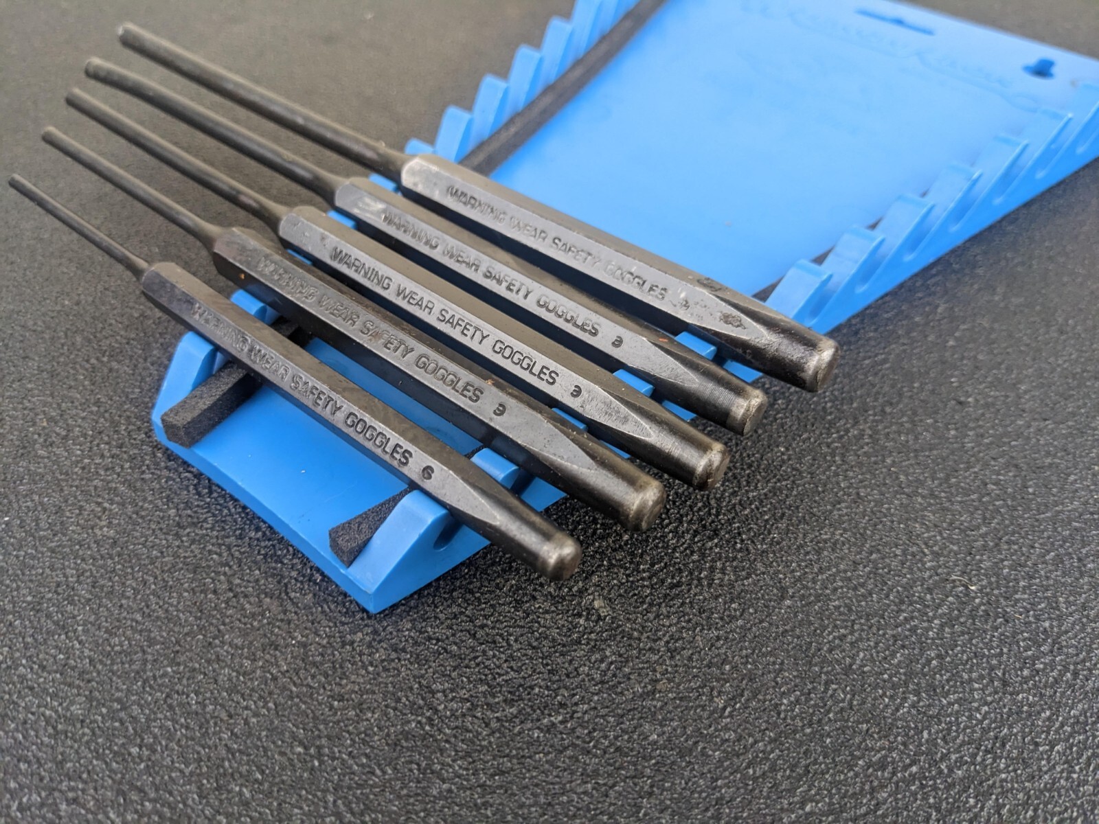 #bk339 SNAP ON PPCL60BK 5 PIECE «LONG» PIN PUNCH SET