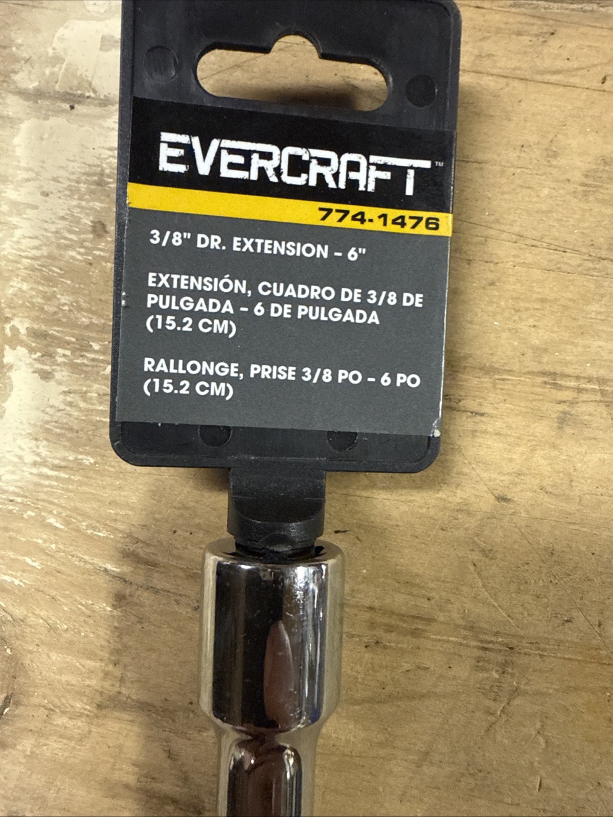 Evercraft 3/8” And 1/2” Drive Extensions Hand Tool Model 774-1476-1670-1675 New