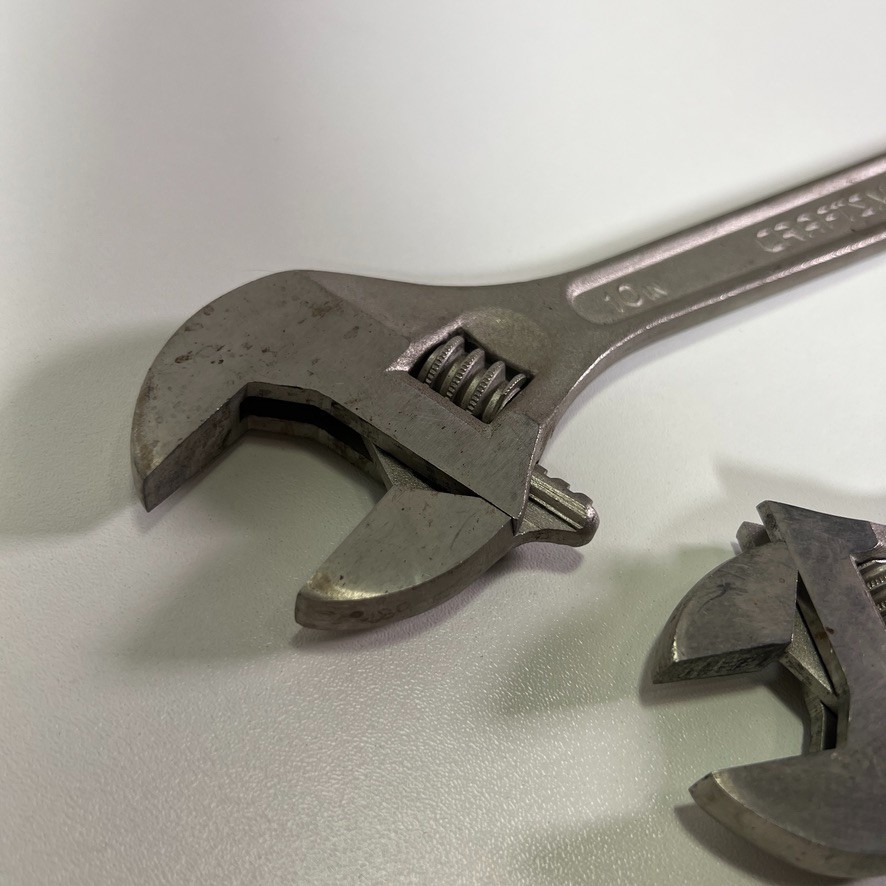 Vintage Craftsman Crescent Adjustable Wrench Tool Set (6, 8, 10 in) USA Lot (3x)