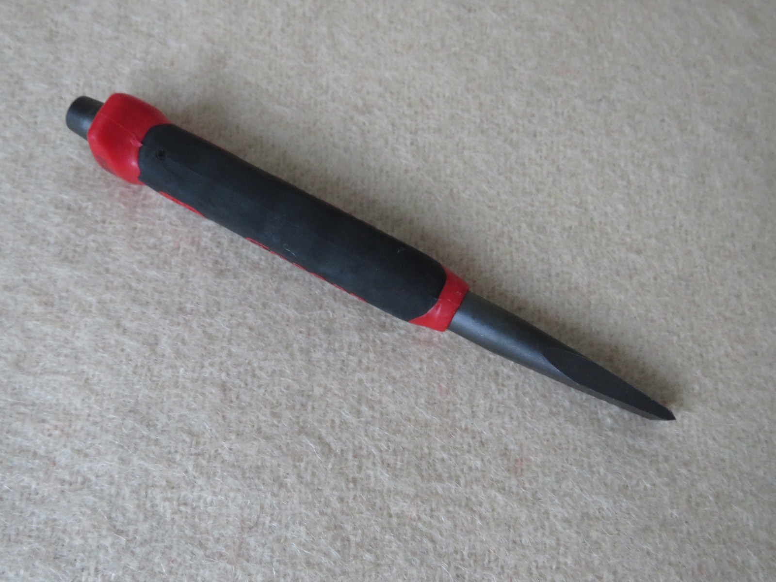 Snap-on Tools SPAIN BRAND NEW RED Soft Grip 3/8″ Flat Edge Chisel PCSG812