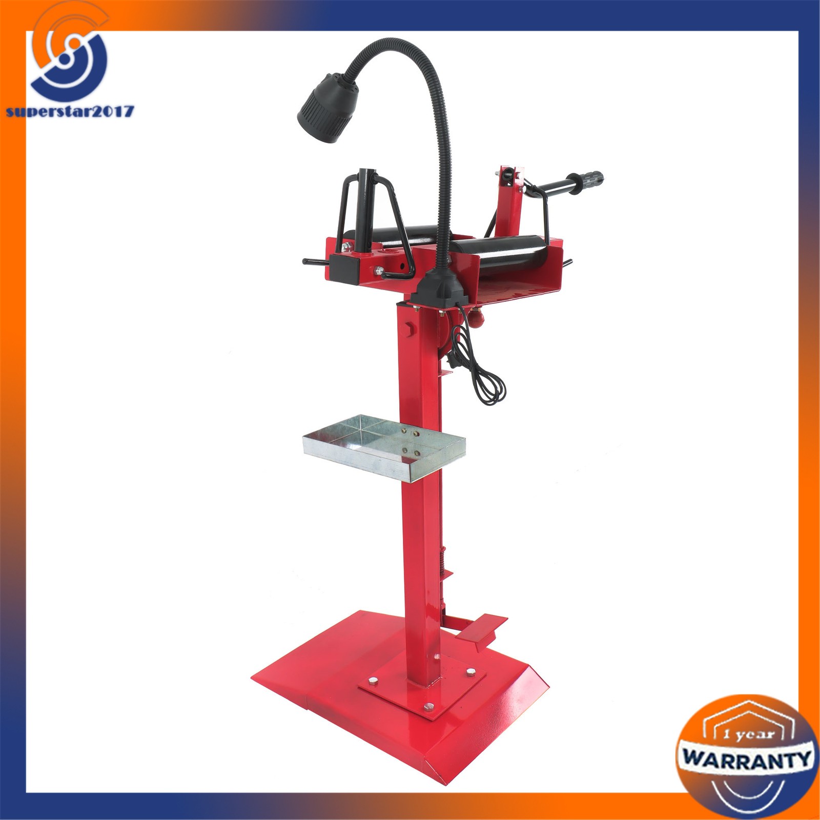 Manual Car Truck Tire Spreader Auto Tire Changer Repair Tool & Led Light