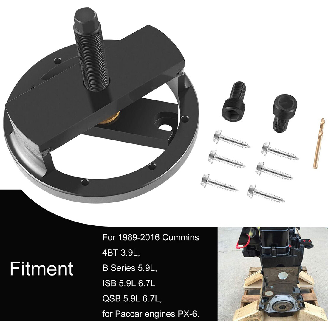 3164660 Rear Crankshaft Seal Remover Installer Tool set for 1989-2016 Cummins