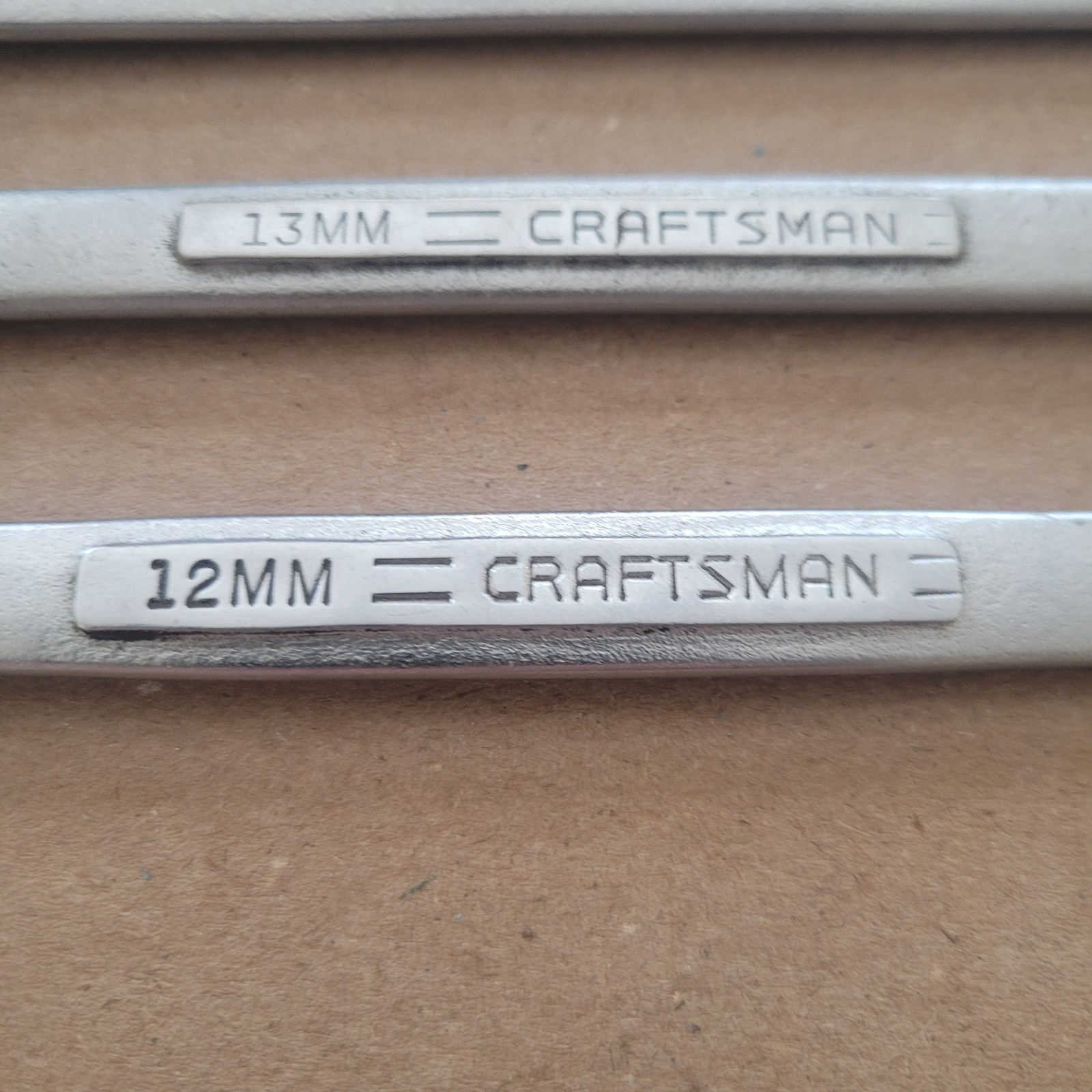 Vtg Craftsman Metric «VV» Combination Wrench Set 12mm 13mm 14mm 17mm 42916-42929