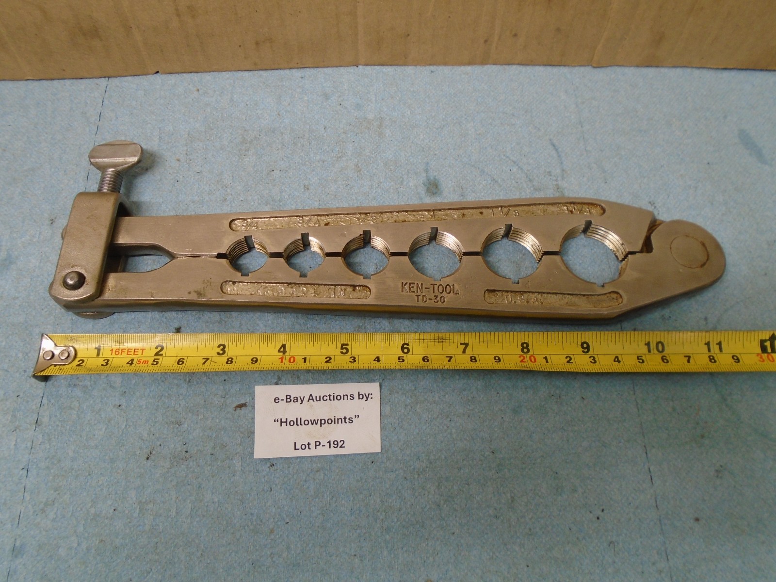 Ken-Tool TD-30 Spindle Re-Threader Thread Chaser 3/4″ thru 1-1/8″ NF P193