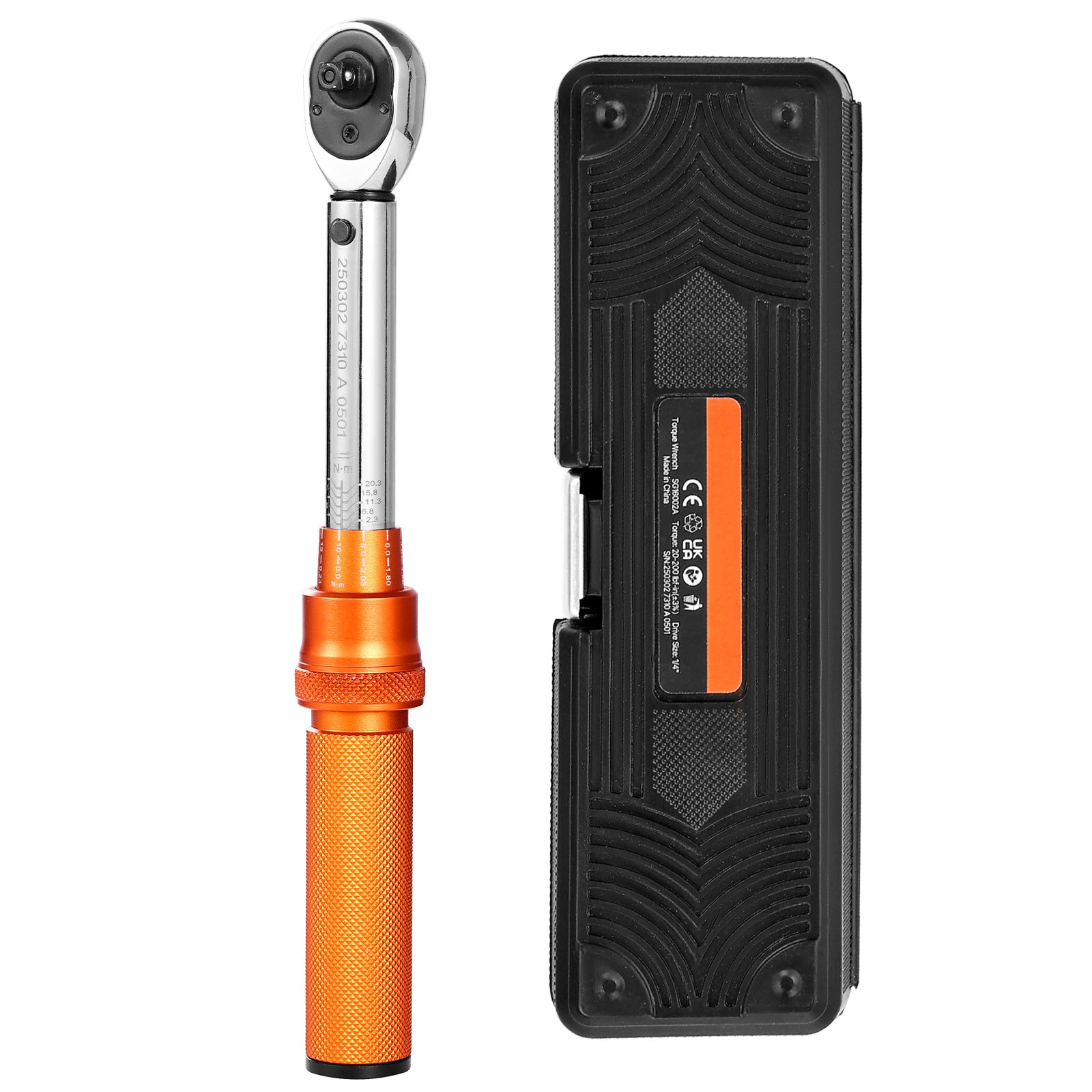 Uimoso 1/4 Inch Drive Torque Wrench Set, 20-200 lbf-in, 2.3-22.6 N.m, 72-Tooth