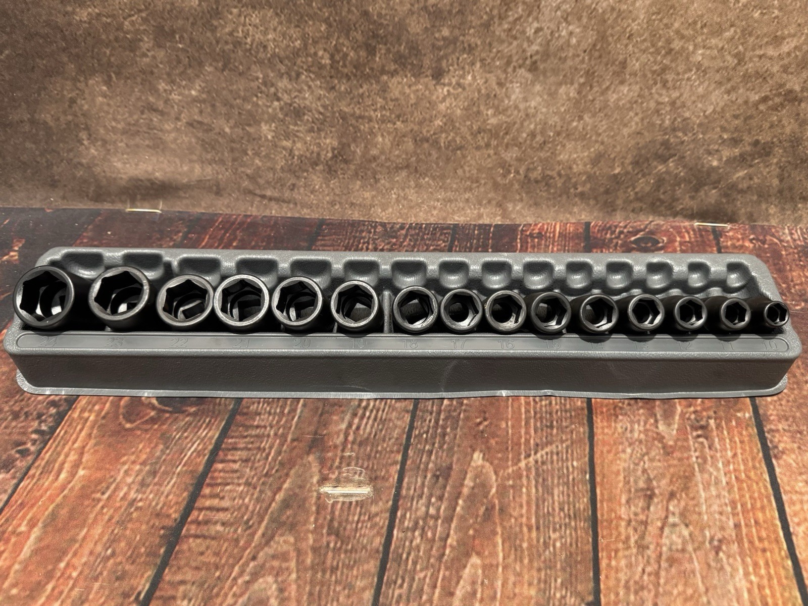 Snap-On 315IMMYA 15pc. 1/2in. Drive 6-Point Metric Shallow Impact Socket Set