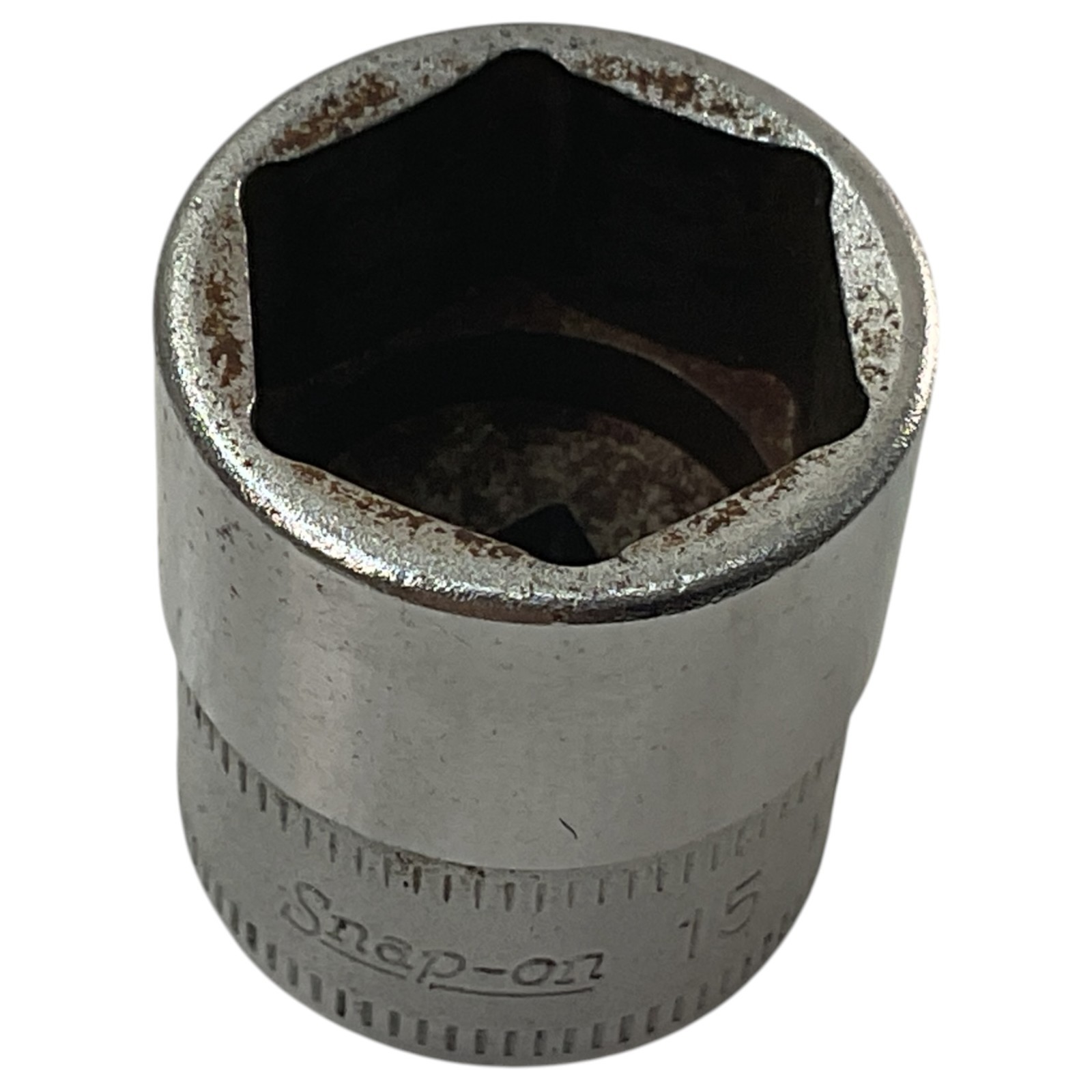 Snap-on Socket 15mm 6 Point 1/4″ Drive TMM15 Sold As Pictured Mechanic Tool USA
