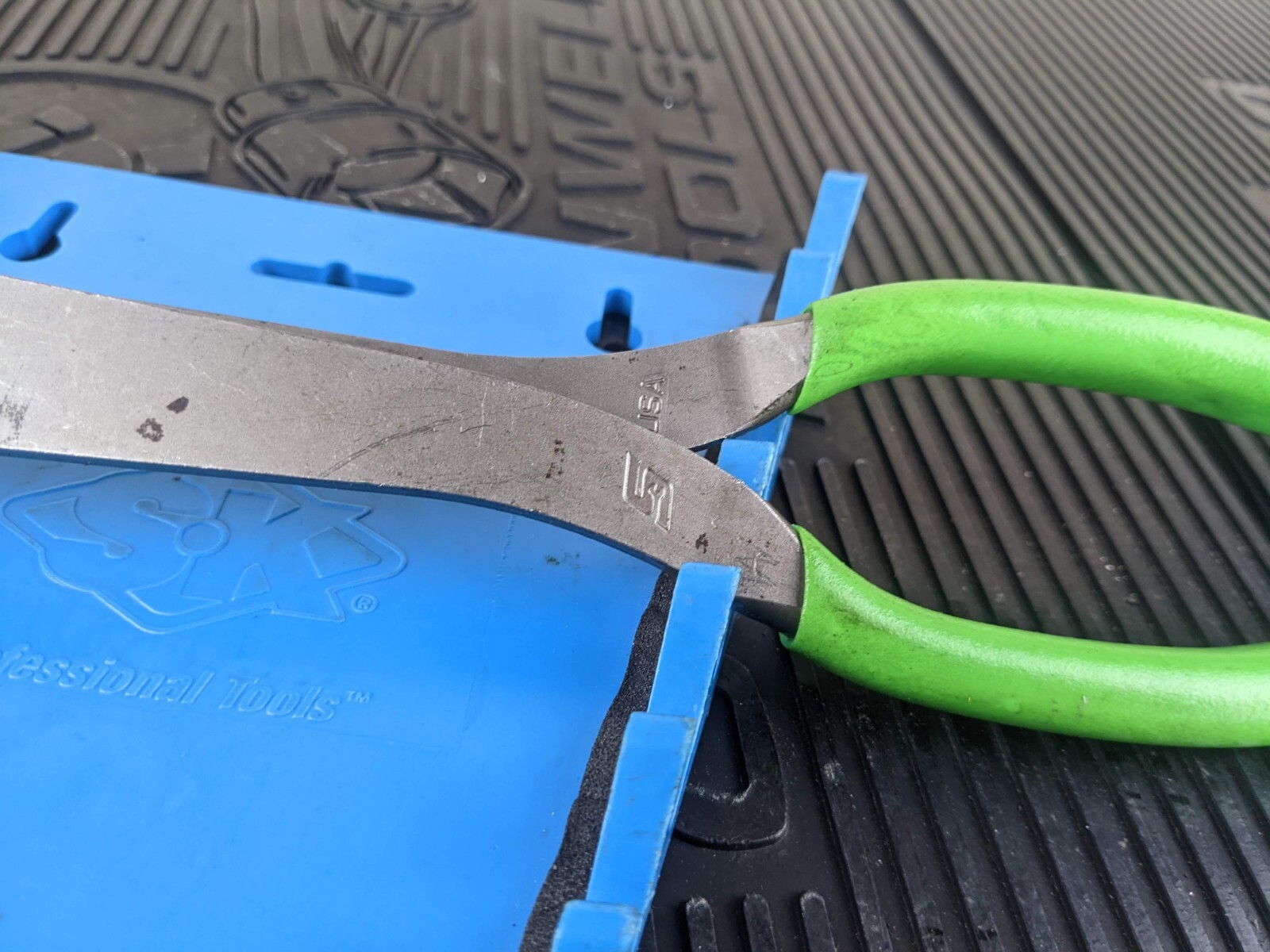 #at885 Snap On 312CF GREEN – 11″ Heavy Duty Diagonal Cutters