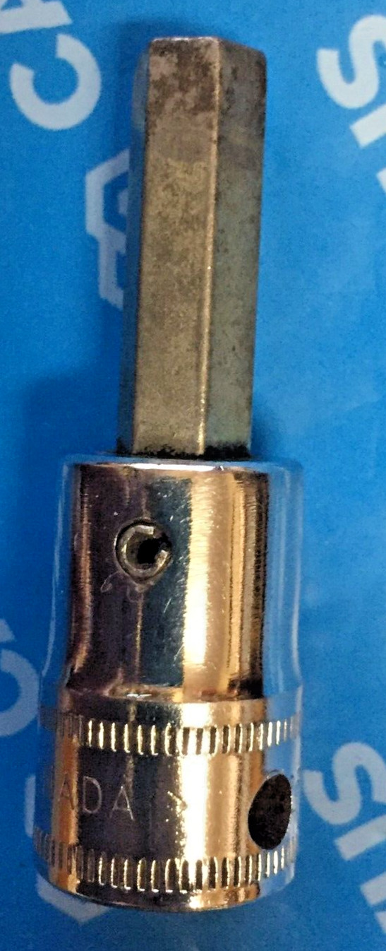 Snap On FAM8A Metric 8mm CR Hex Bit Socket 3/8″dr 2″L 1983 Canada Good 8.5/10L